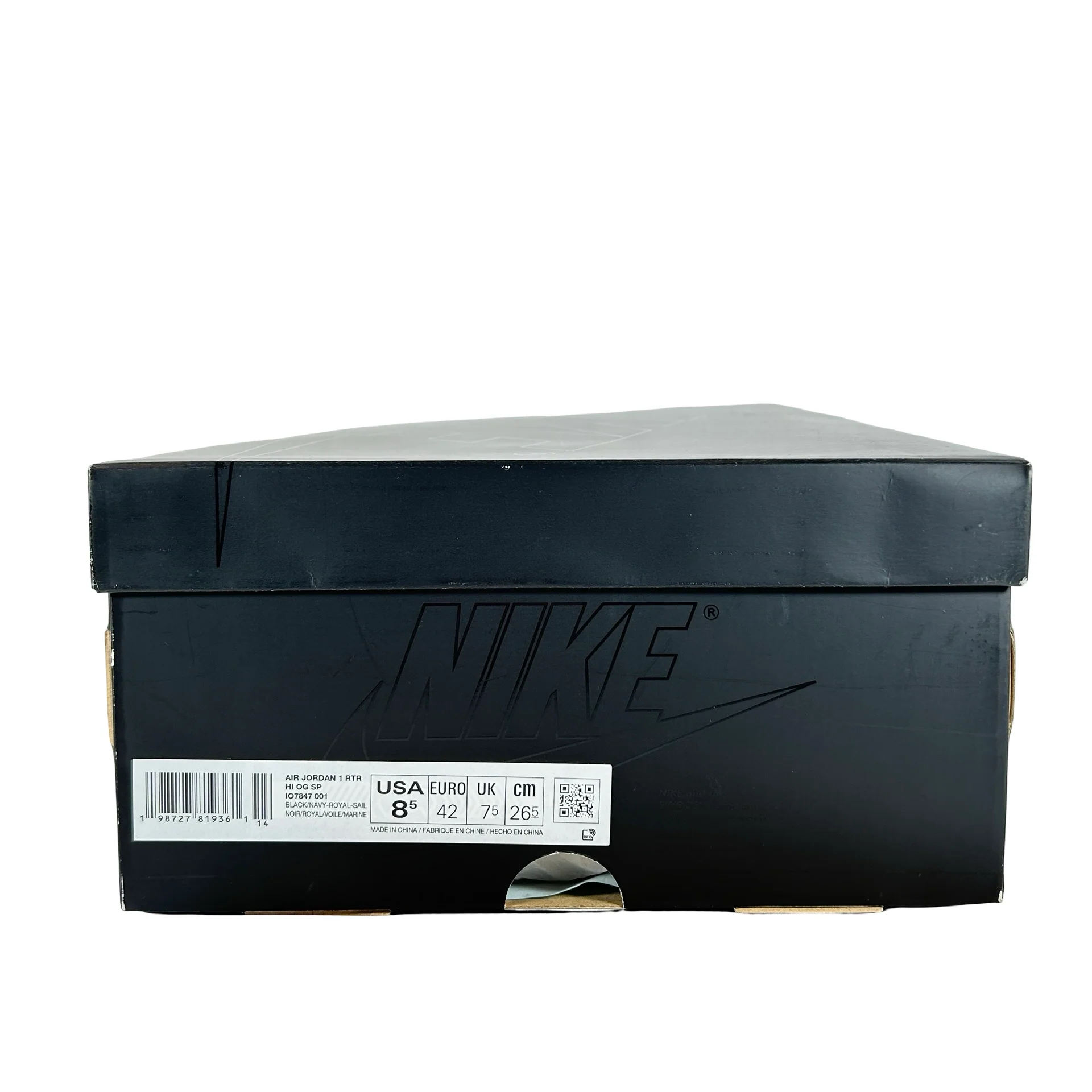 IO7847 001 Jordan 1 Retro High OG SP Fragment x Union LA Sport Royal [USED] -8.5 M (Used) - Image 7