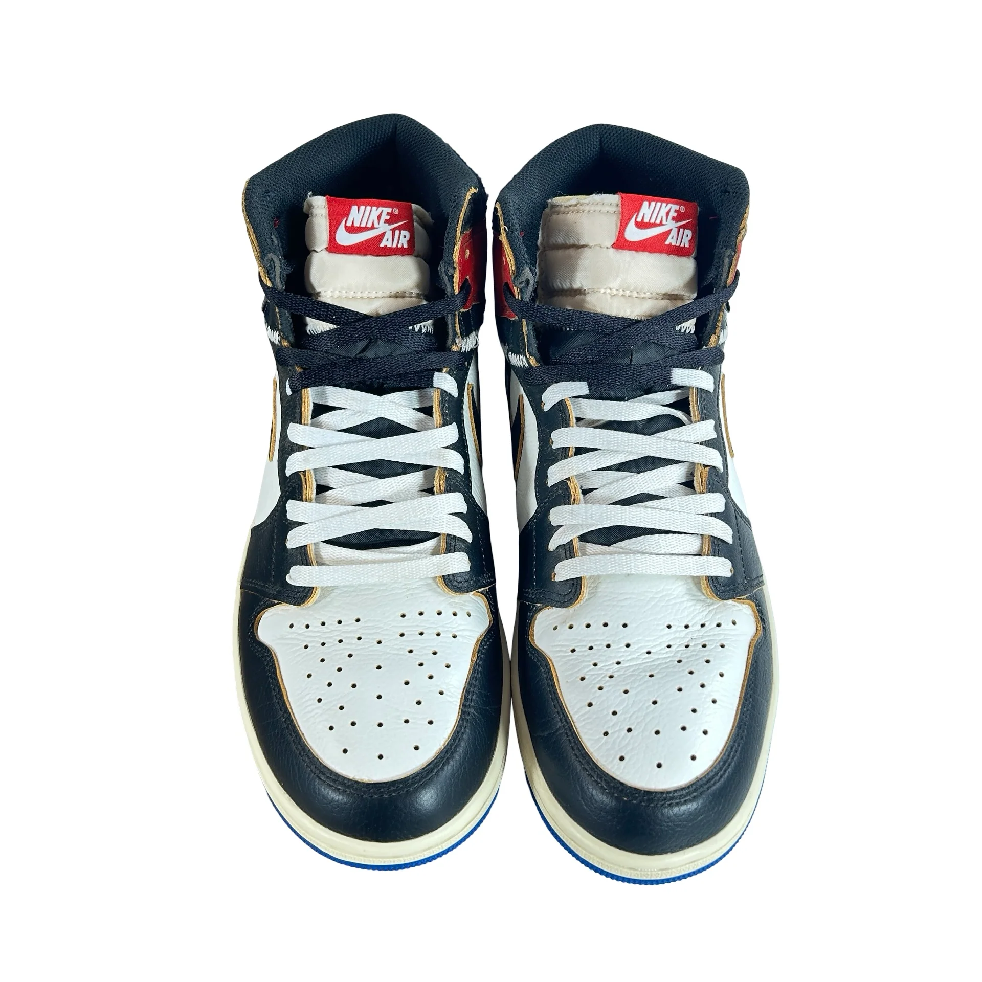 IO7847 002 Jordan 1 Retro High OG SP Fragment x Union LA Varsity Red Sport Royal [USED] - 11 M (Used6) - Image 2