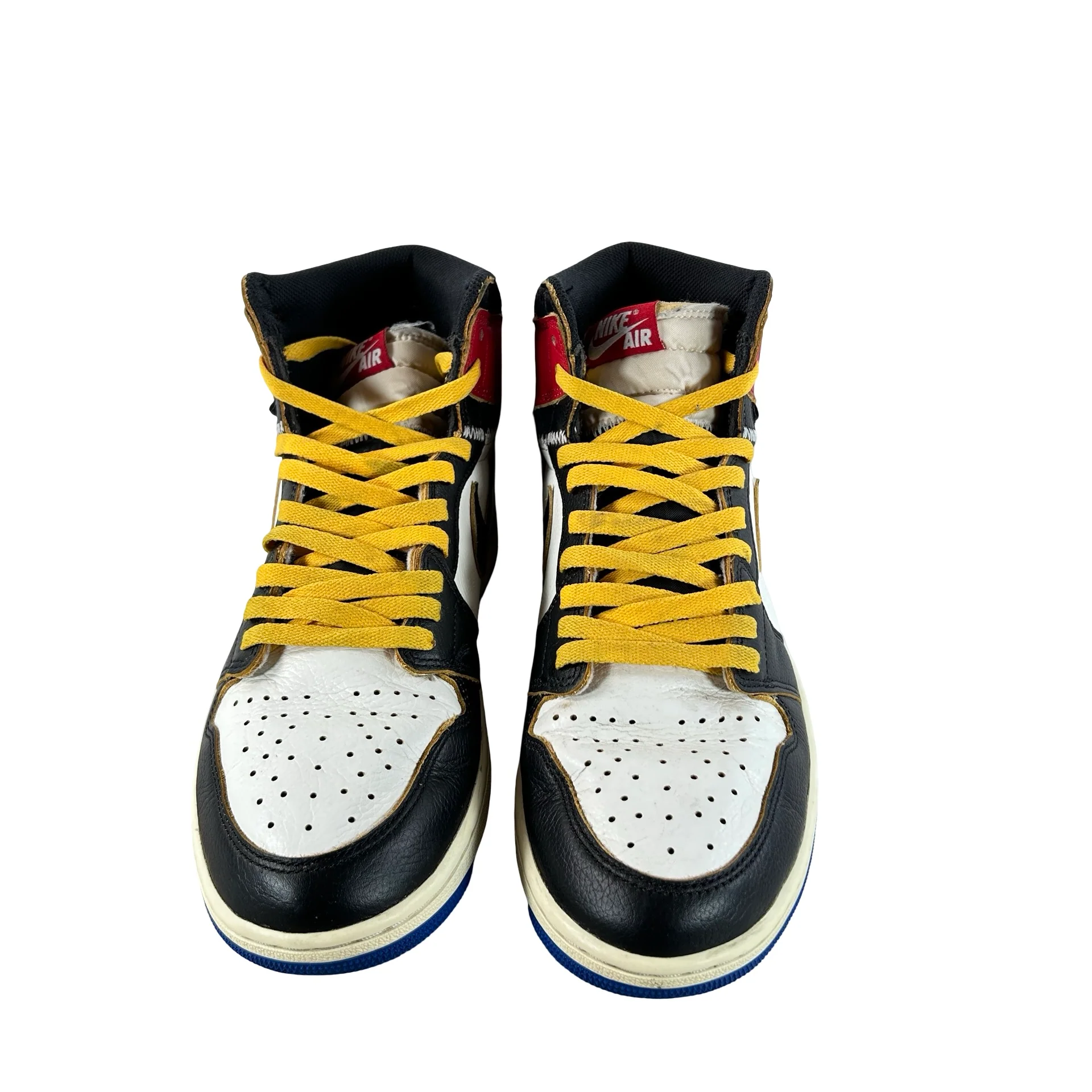 IO7847 002 Jordan 1 Retro High OG SP Fragment x Union LA Varsity Red Sport Royal [USED] - 12 M (Used) - Image 2