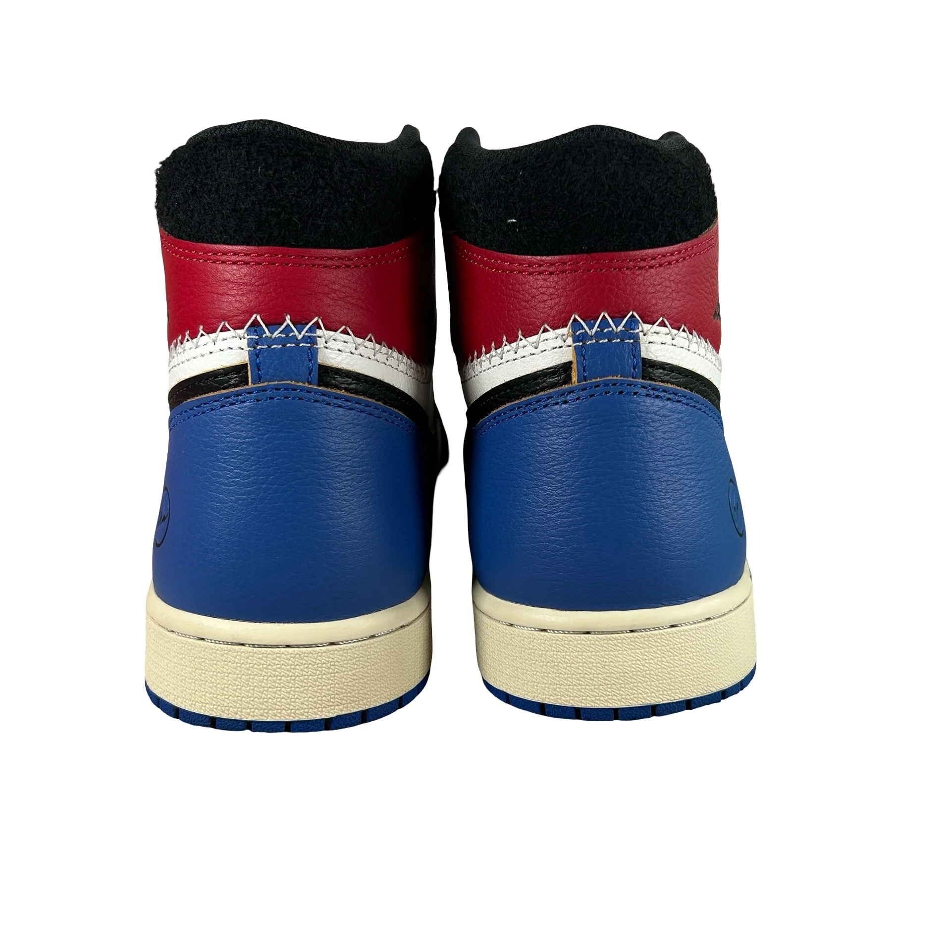 IO7847 002 Jordan 1 Retro High OG SP Fragment x Union LA Varsity Red Sport Royal [USED] - 12 M (Used) - Image 3