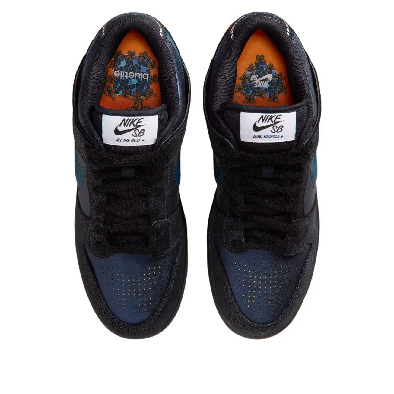 IQ1323 001 Nike SB Dunk Low Pro Bluetile Skateboards - Image 3