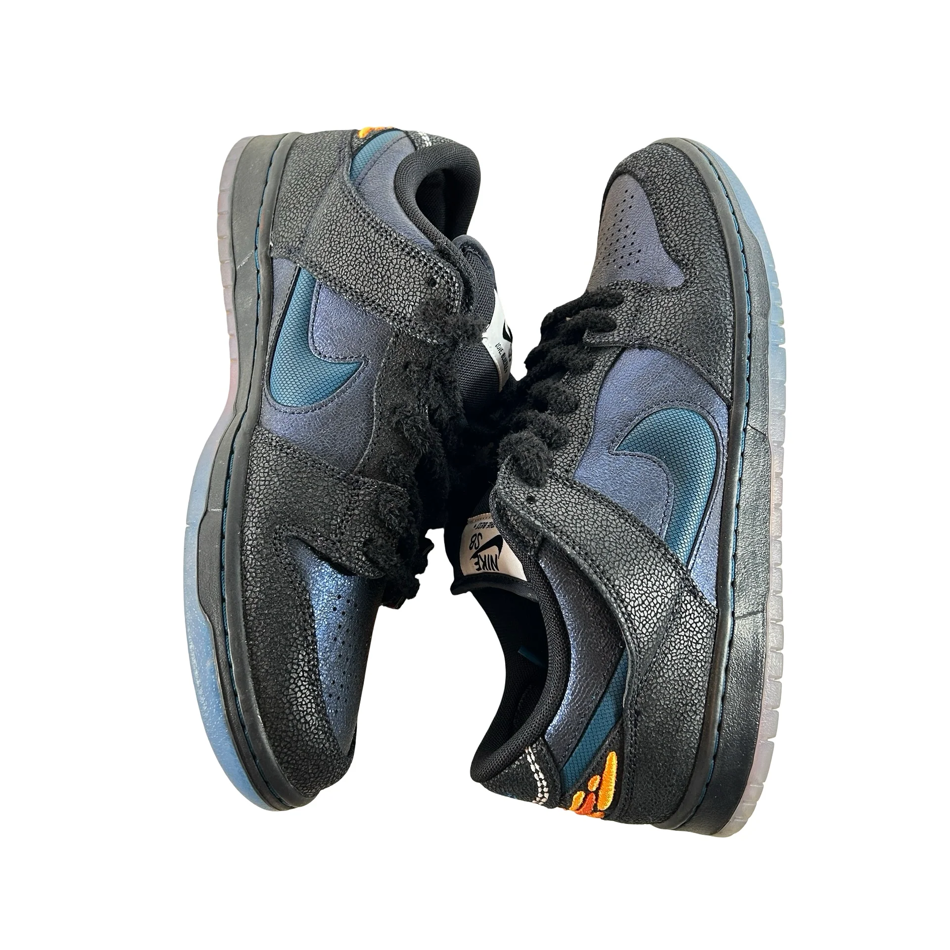 IQ1323 001 Nike SB Dunk Low Pro Bluetile Skateboards [USED] - 10 M (Used) - Image 4