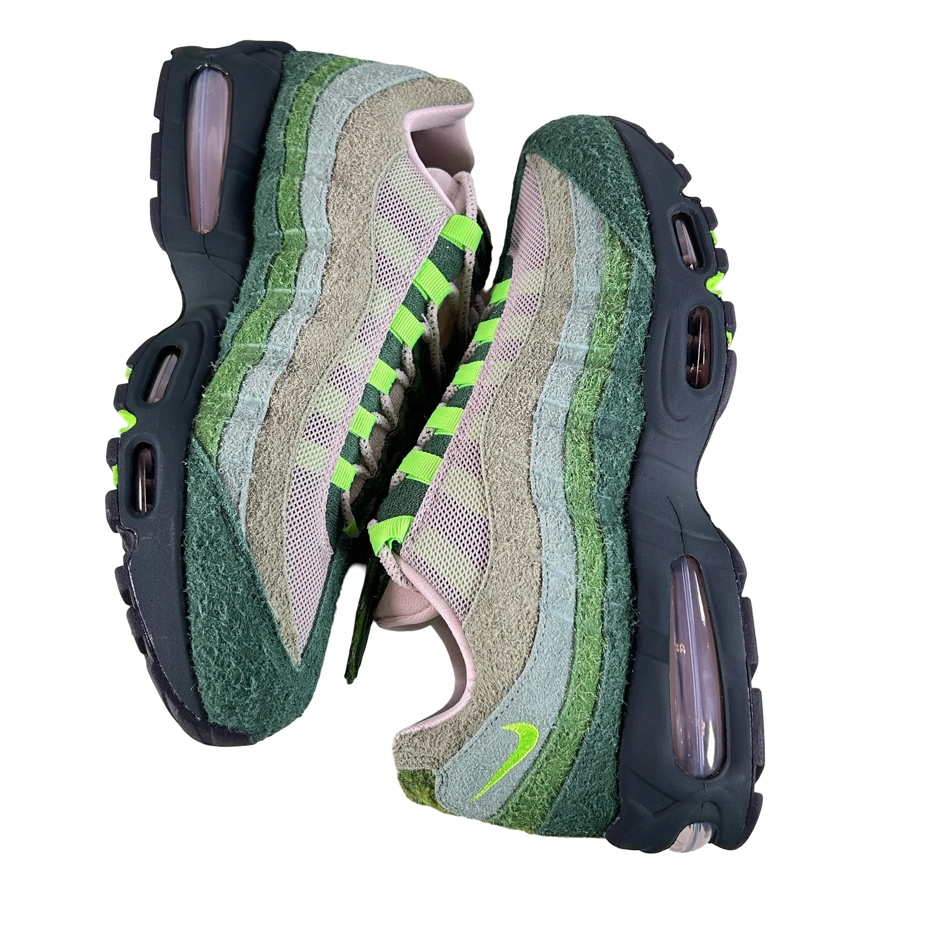 IQ3986 300 Nike Air Max 95 Big Bubble Ducks of a Feather Oregon Ducks The Woods - Image 5