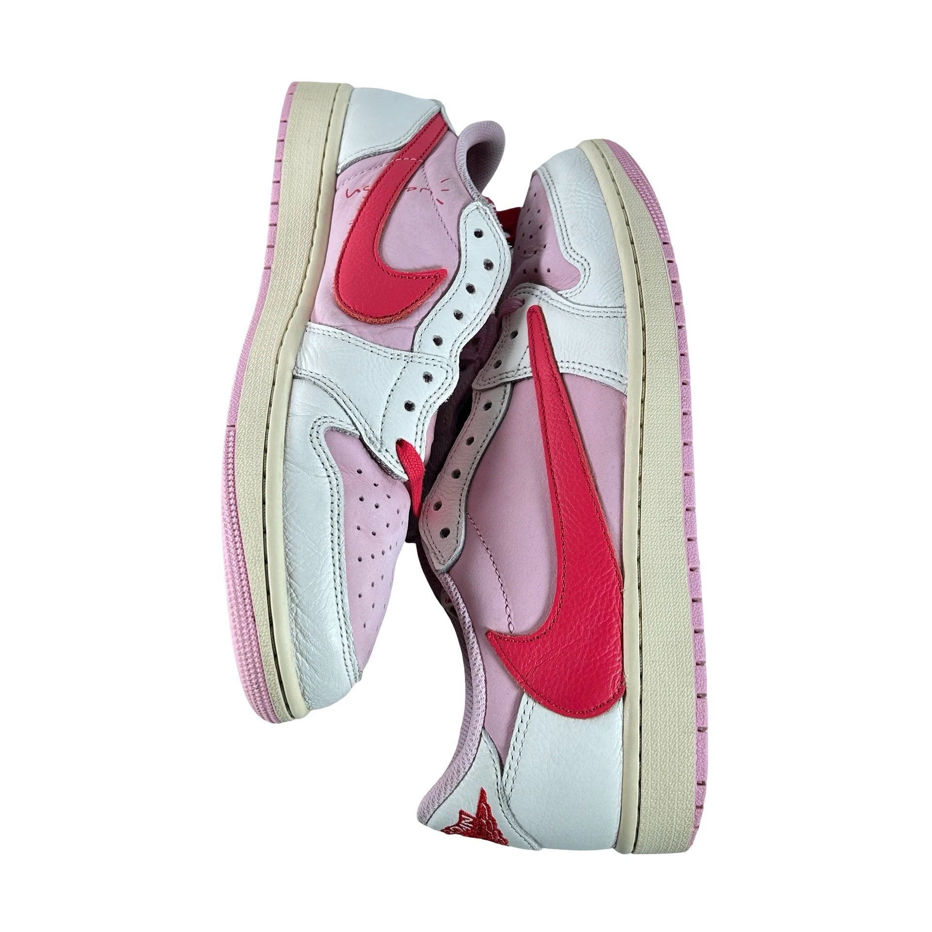 IQ7604 101 Jordan 1 Retro Low OG SP Travis Scott Sail Tropical Pink [USED] - 11 M (Used2) - Image 5