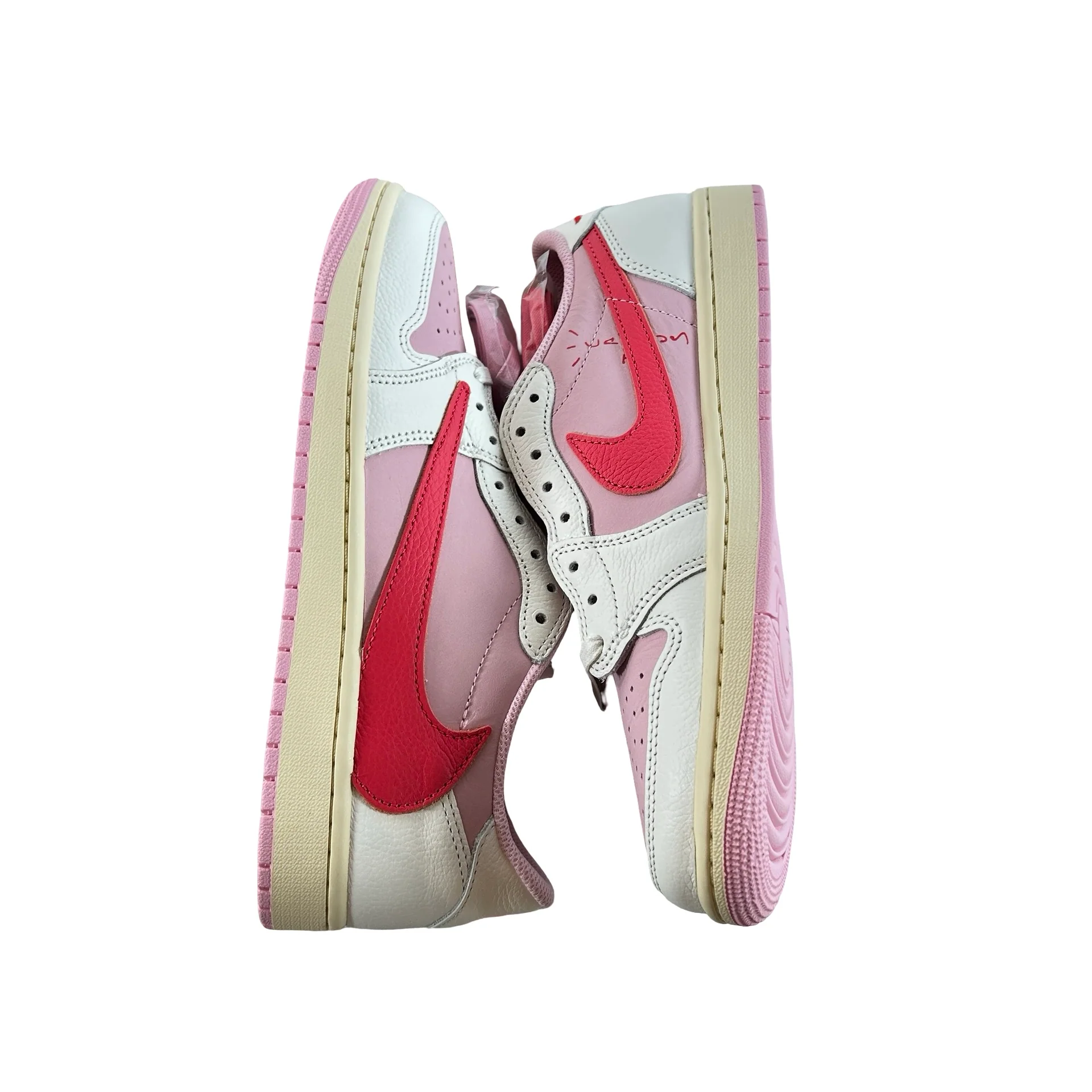 IQ7604 101 Jordan 1 Retro Low OG SP Travis Scott Sail Tropical Pink [USED] - 8.5 M (Used) - Image 5