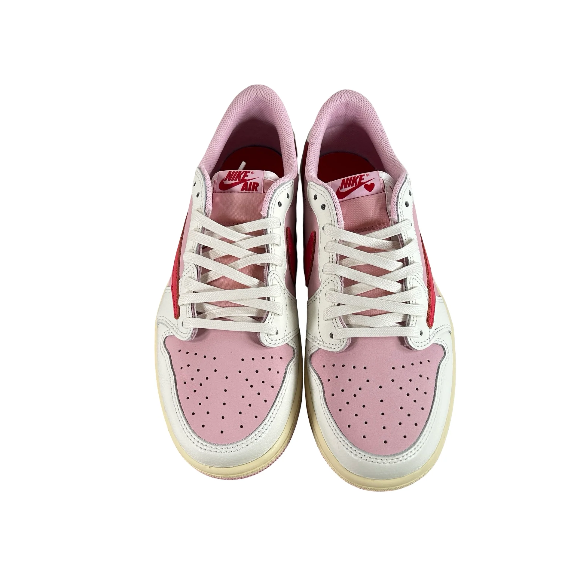 IQ7604 101 Jordan 1 Retro Low OG SP Travis Scott Sail Tropical Pink [USED] - 9.5 M (Used) - Image 2