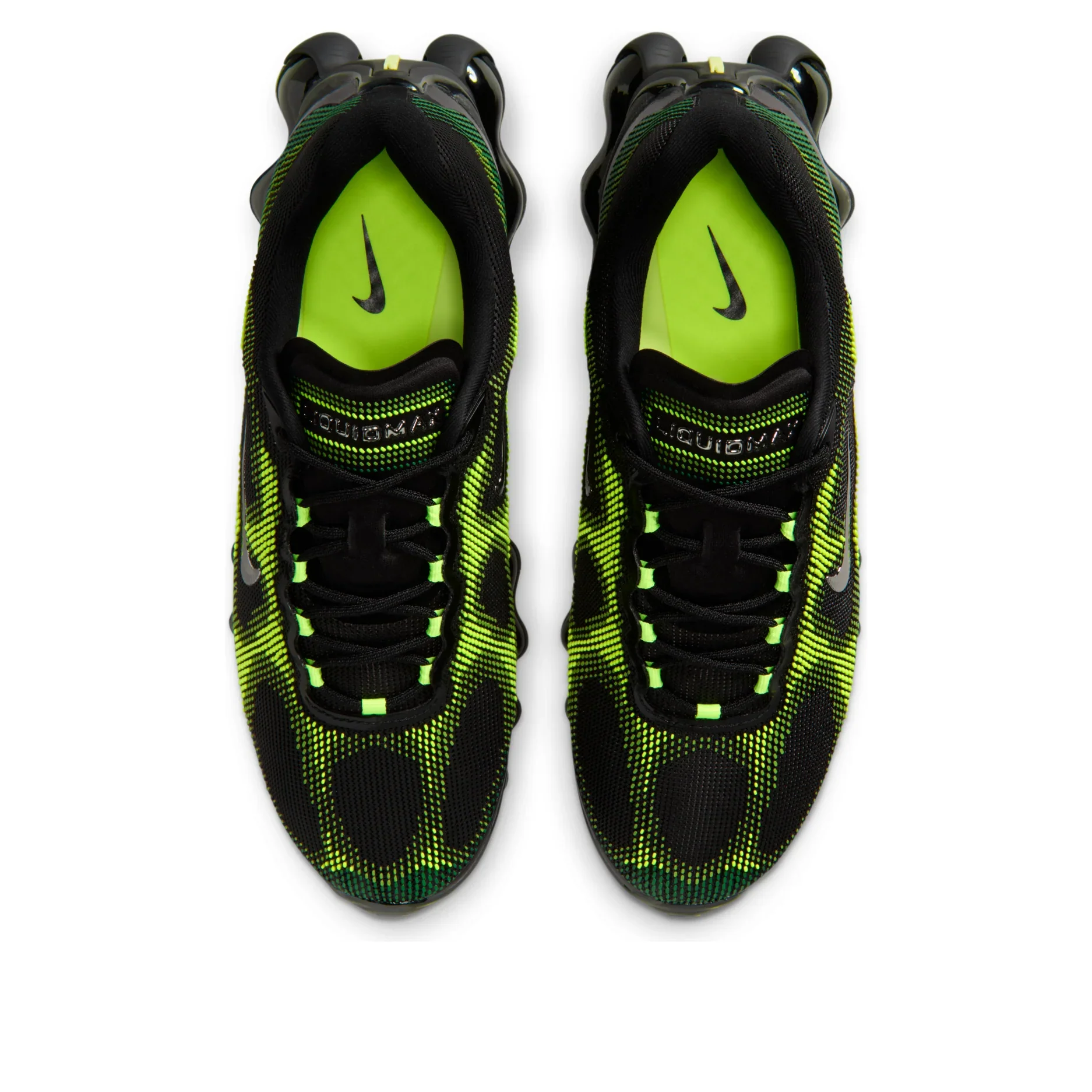IQ7634 001 Nike Air Liquid Max Black Green Apple - Image 4