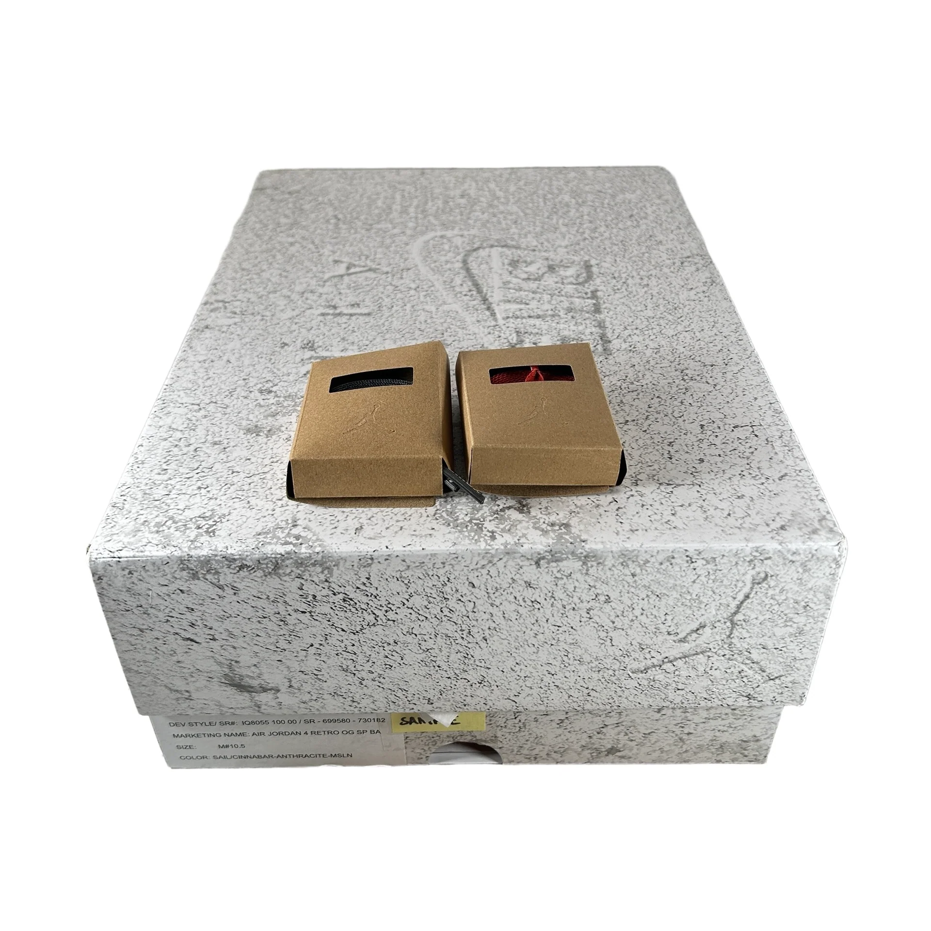 IQ8055 100 Jordan 4 Retro OG Nigel Sylvester Brick After Brick - 10.5 M (Sample) - Image 7