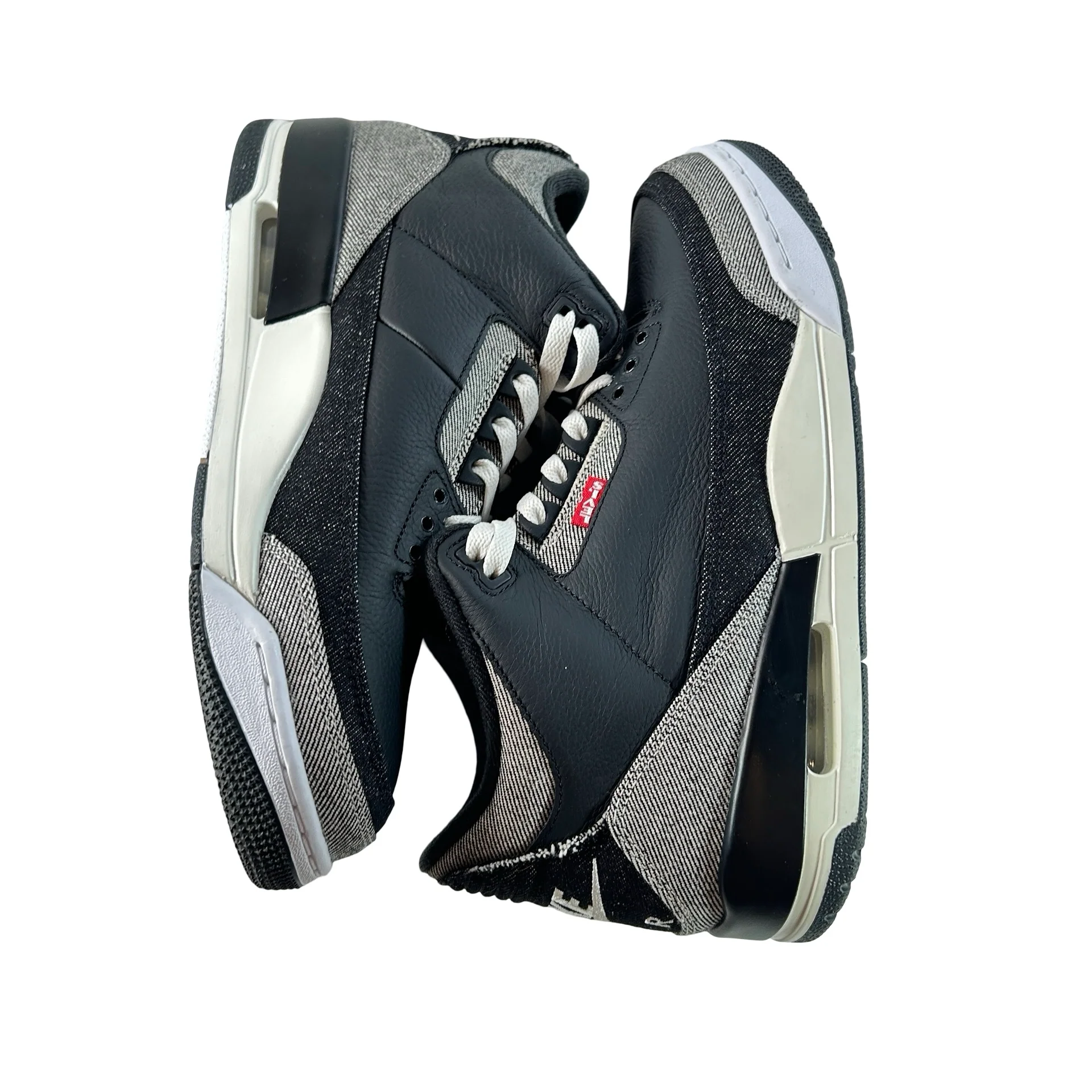 IR0914 400 Jordan 3 Retro Levi’s Black [USED] - 9.5 M (Used2) - Image 5