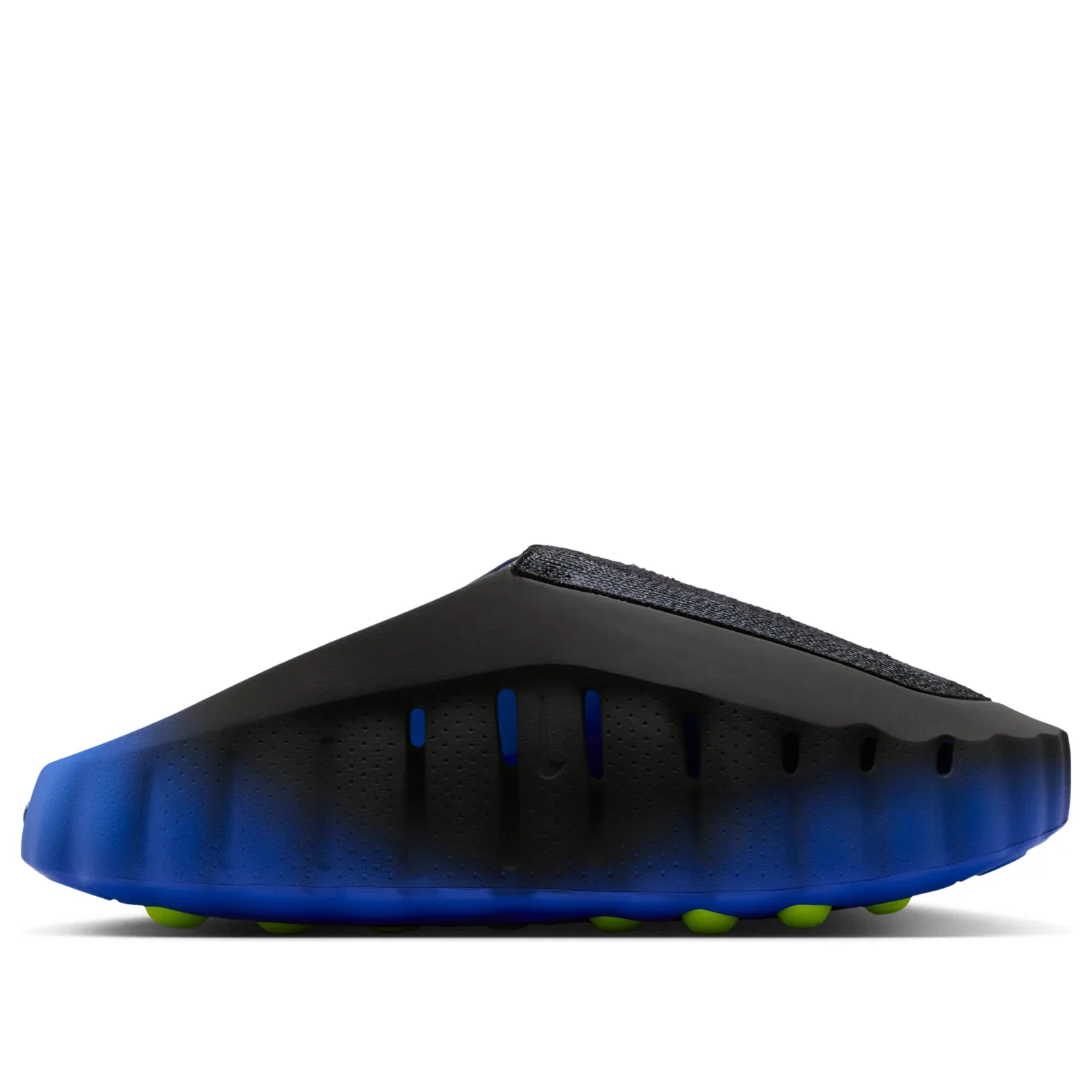 IR2175 400 Nike Mind 001 Flyknit Slide Hyper Royal Black - Image 2