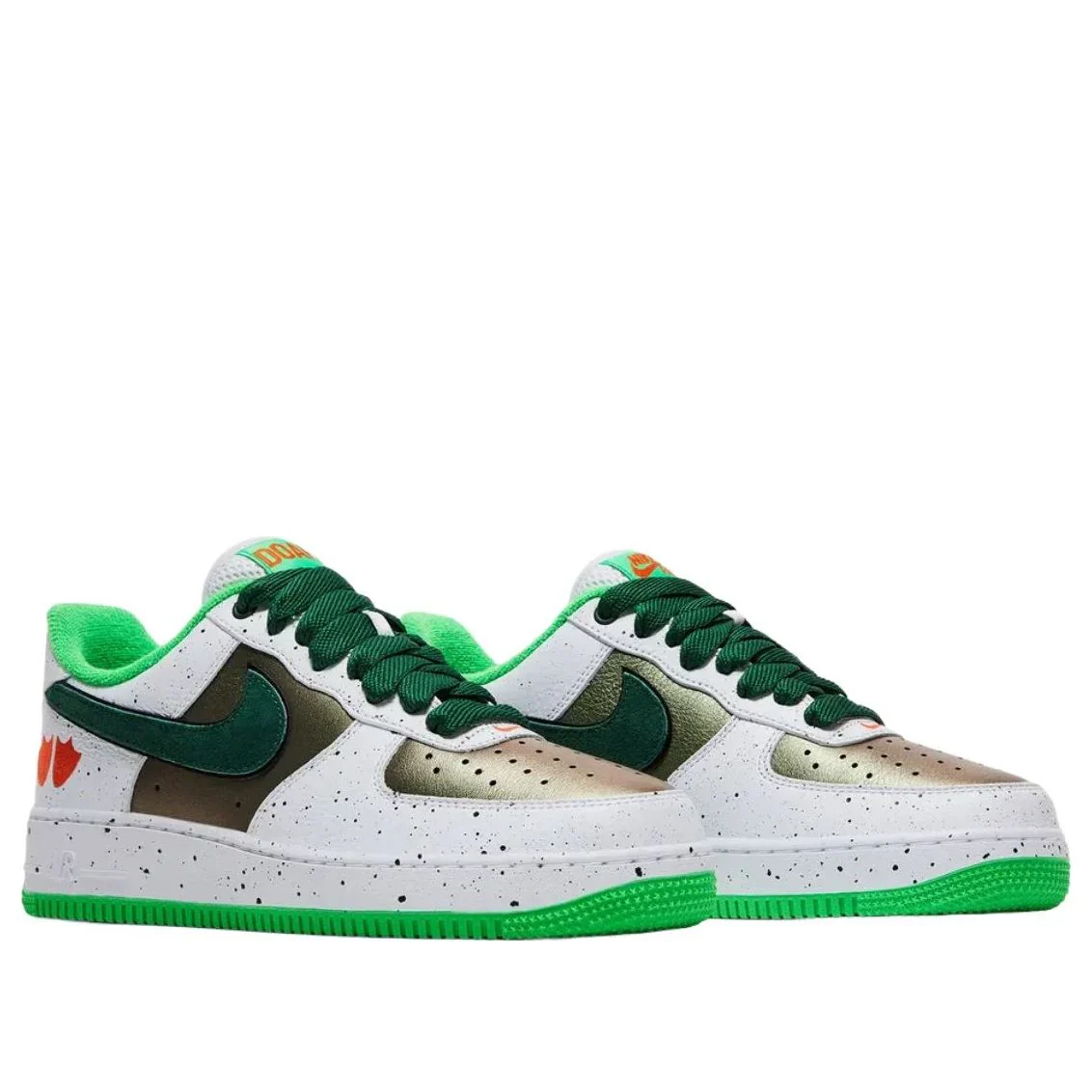 IU7613 100 Nike Air Force 1 Low Ducks of a Feather University of Oregon Egg or Duck - Image 3
