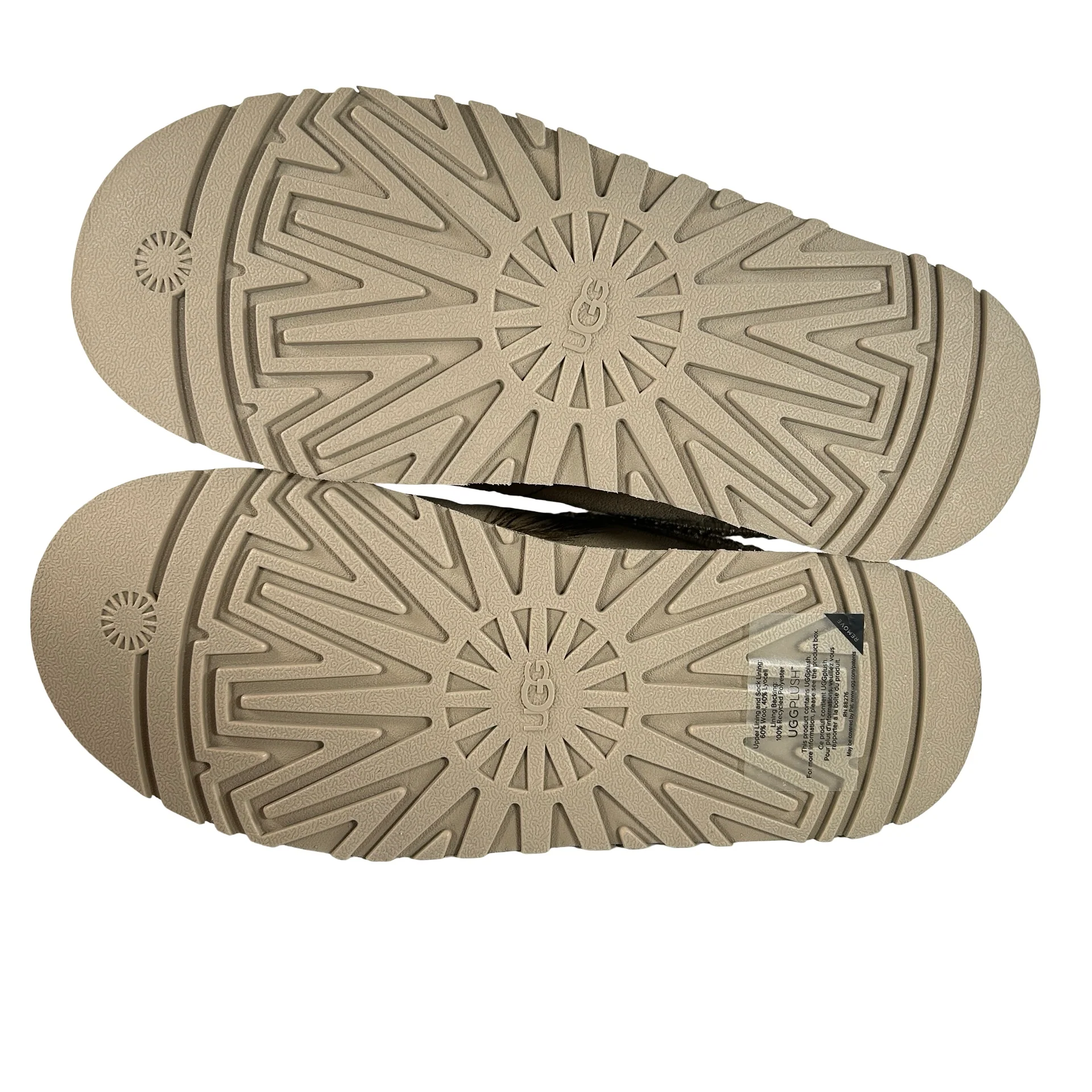 JonBoy x UGG Tazz Slipper Mustard Seed Erewhon Palm Trees (Women's) [CONDITIONAL] - 8 W (Replace Box) - Image 6