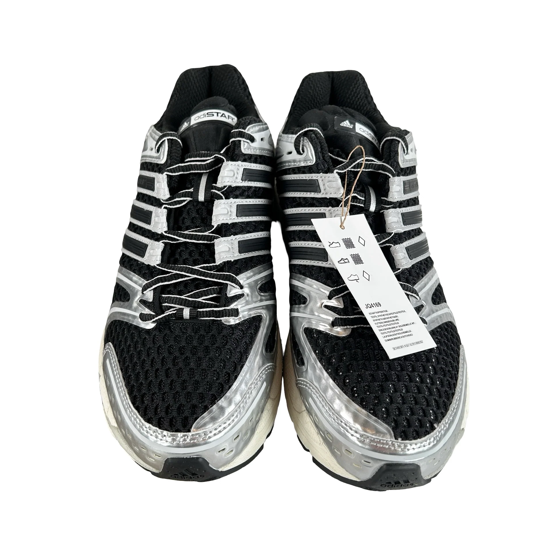 JQ4169 adidas Adistar Control 5 Black Silver Metallic - Image 2