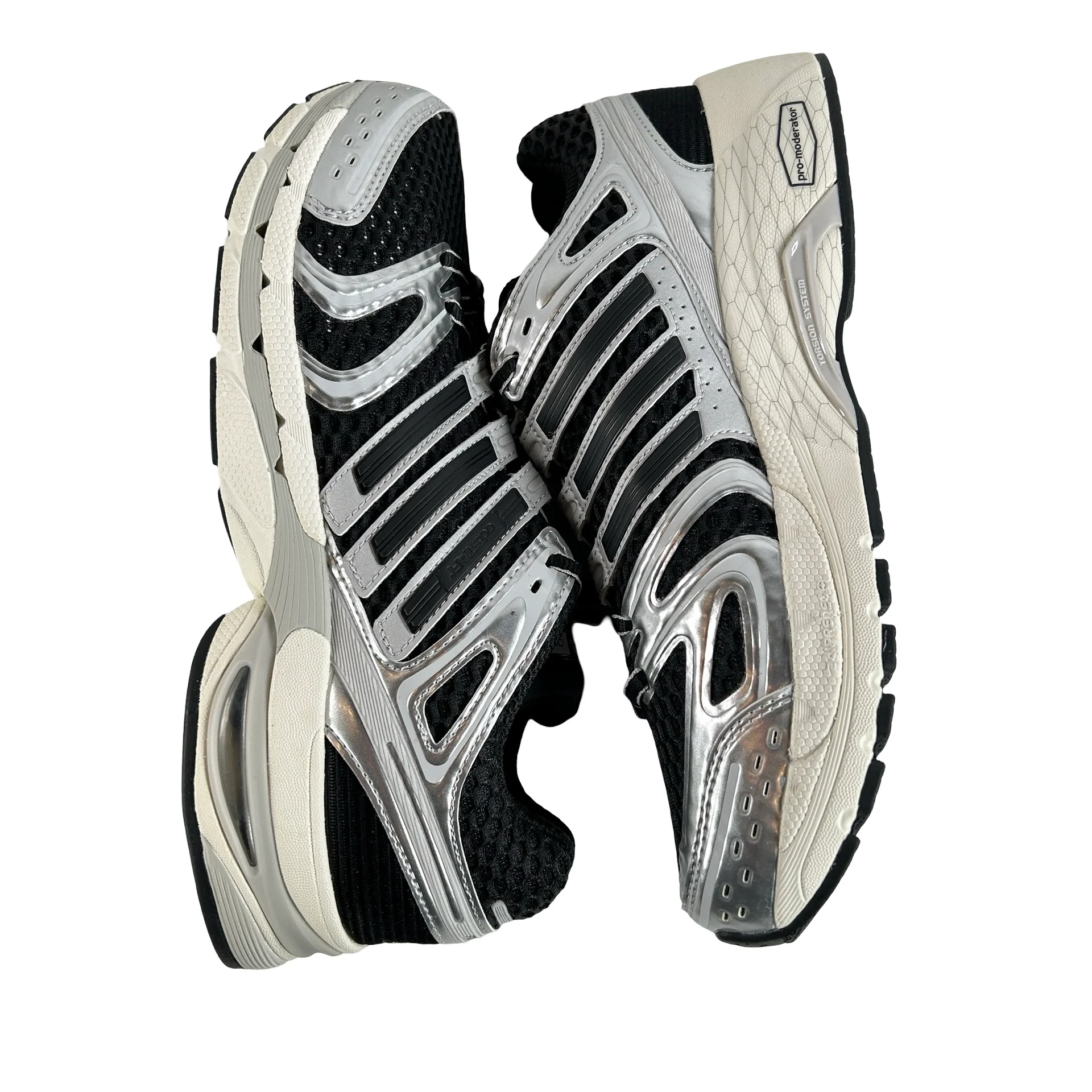 JQ4169 adidas Adistar Control 5 Black Silver Metallic - Image 4