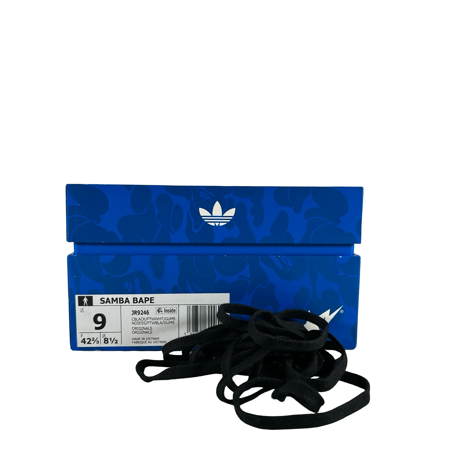 JR9246 adidas Samba Bape Black White Gum [USED] - 9 M (Used) - Image 7