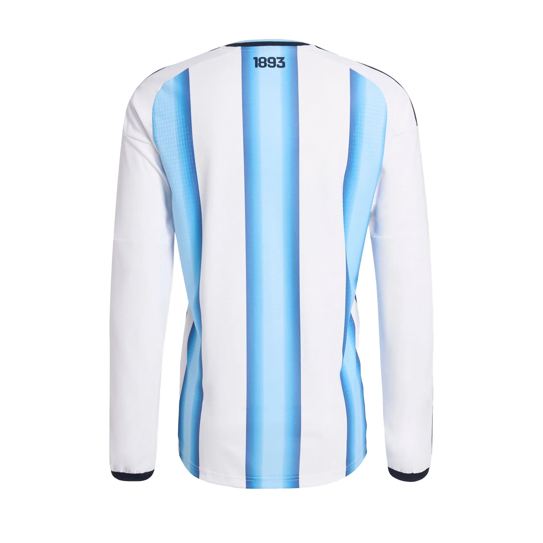 KA8068 adidas Argentina 26 Home Authentic Long Sleeve Jersey - Image 2