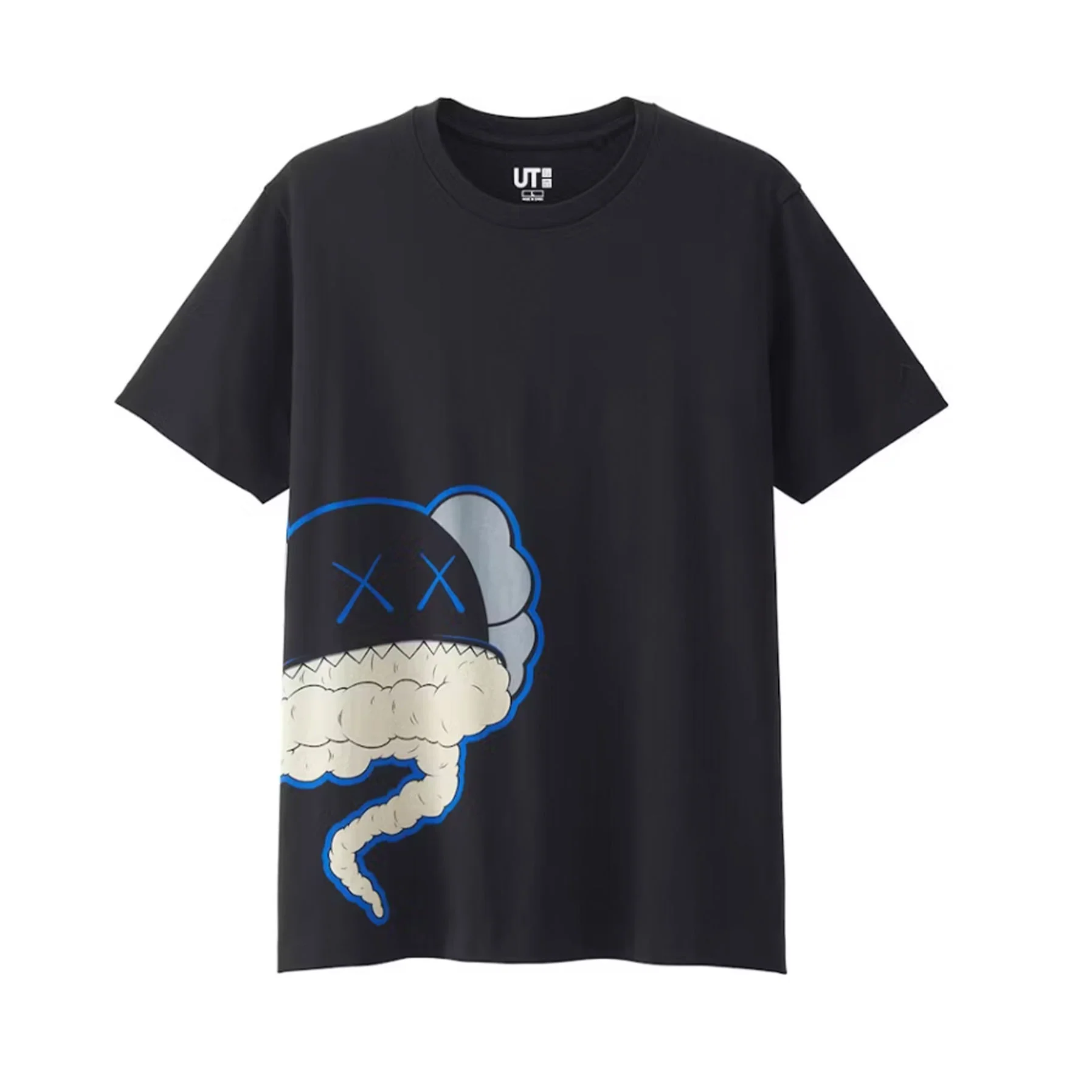 KAWS x Uniqlo Cloud Tee Black [USED] - L (Used)