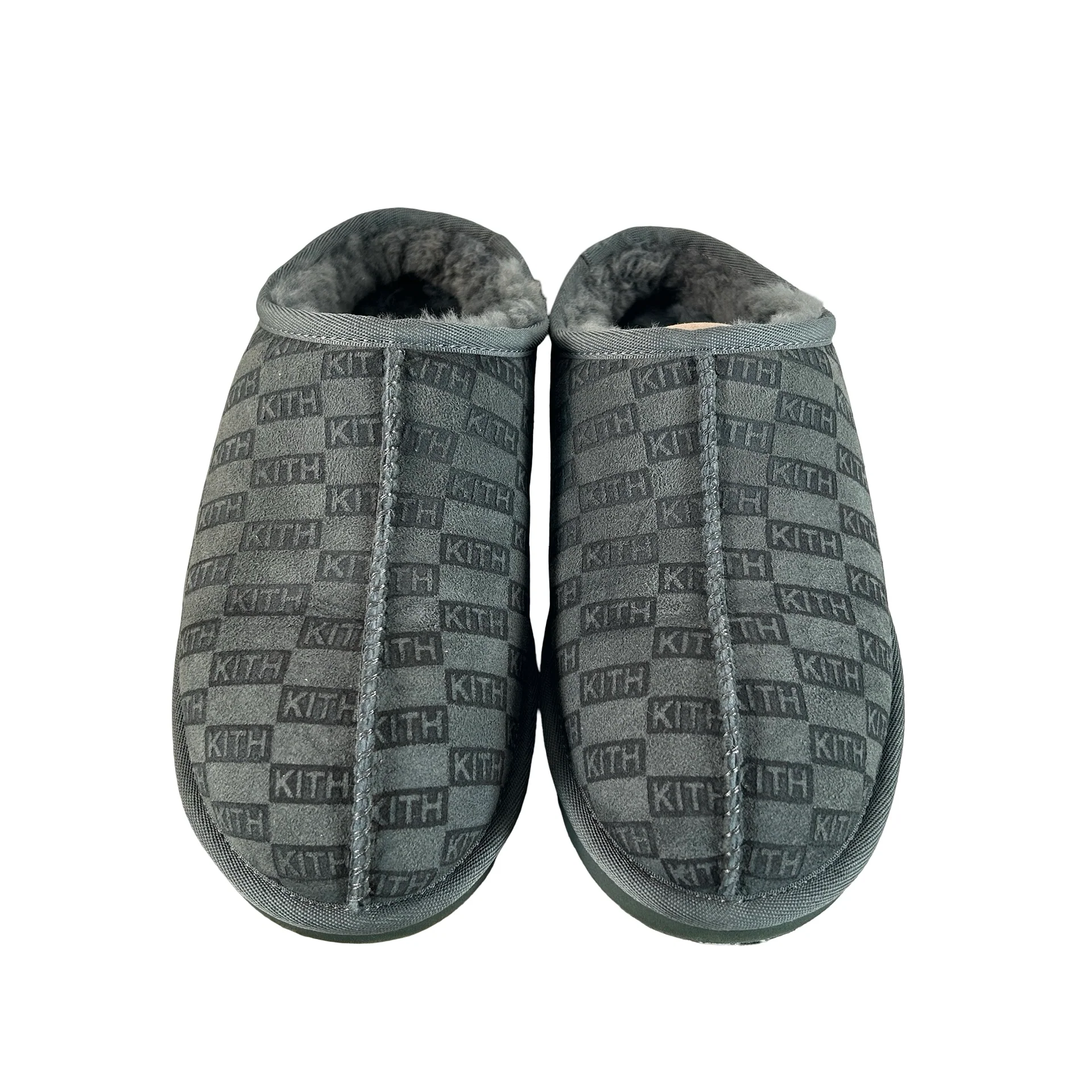 KHMSH0004 302 Kith Kithmas Monogram Shearling Slippers Stadium - Image 2