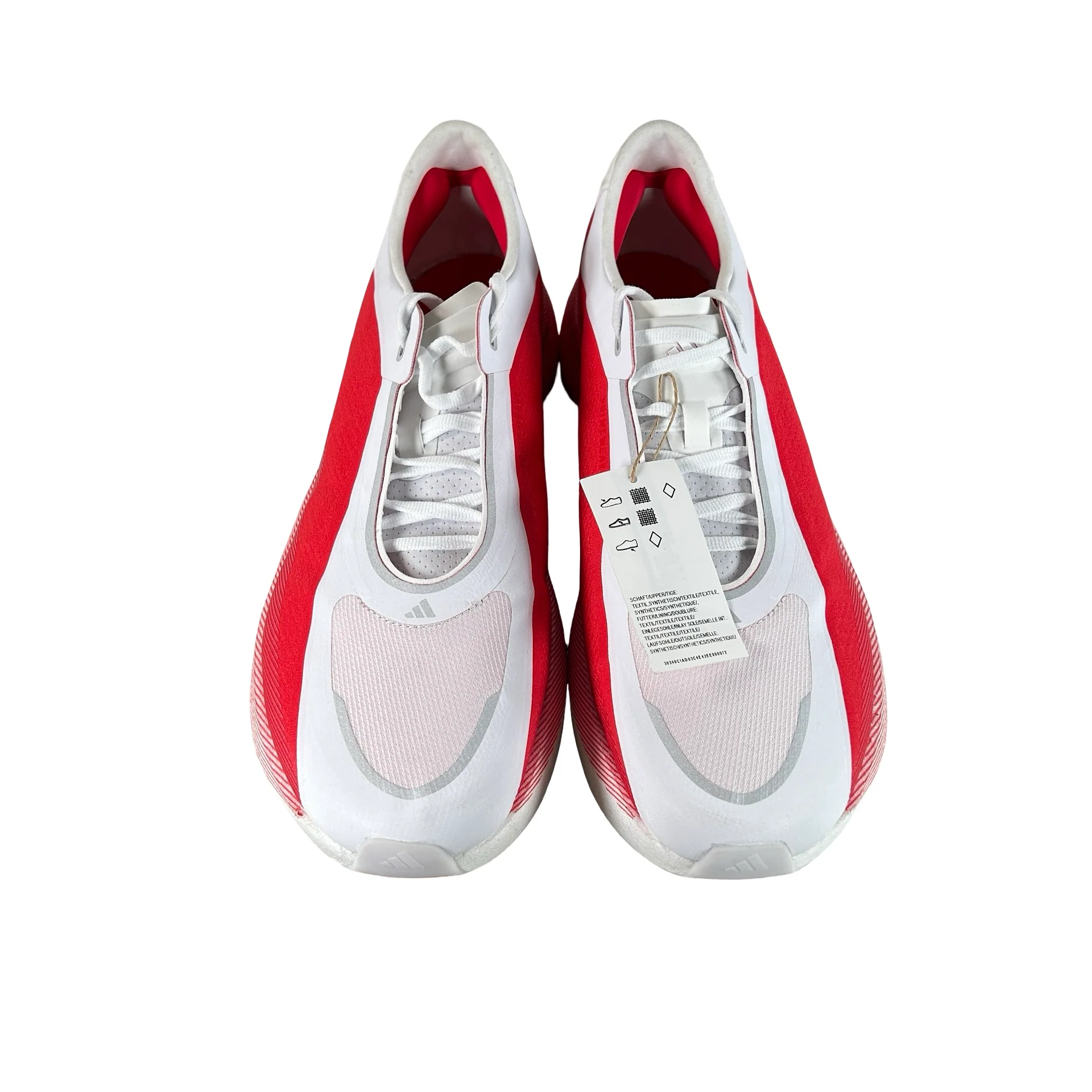 KI1913 adidas Hyper Boost Edge White Pure Ruby - 14 M (No Box) (Markings on Outsole) - Image 2