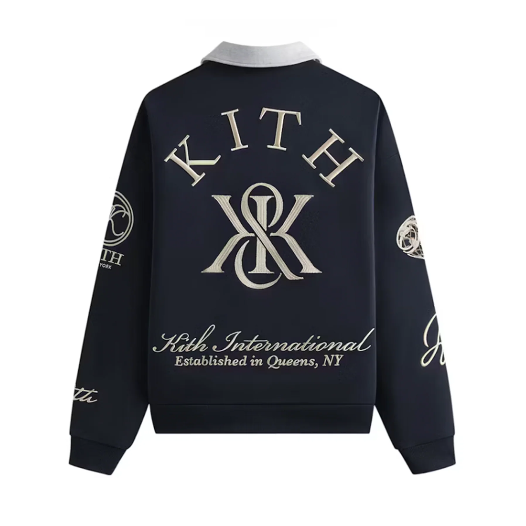 Kith Nelson Collared Pullover Nocturnal [USED] - M (Used) - Image 2
