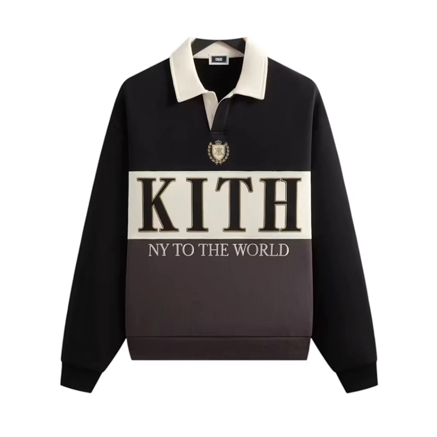 Kith Nelson Rugby Pullover Black