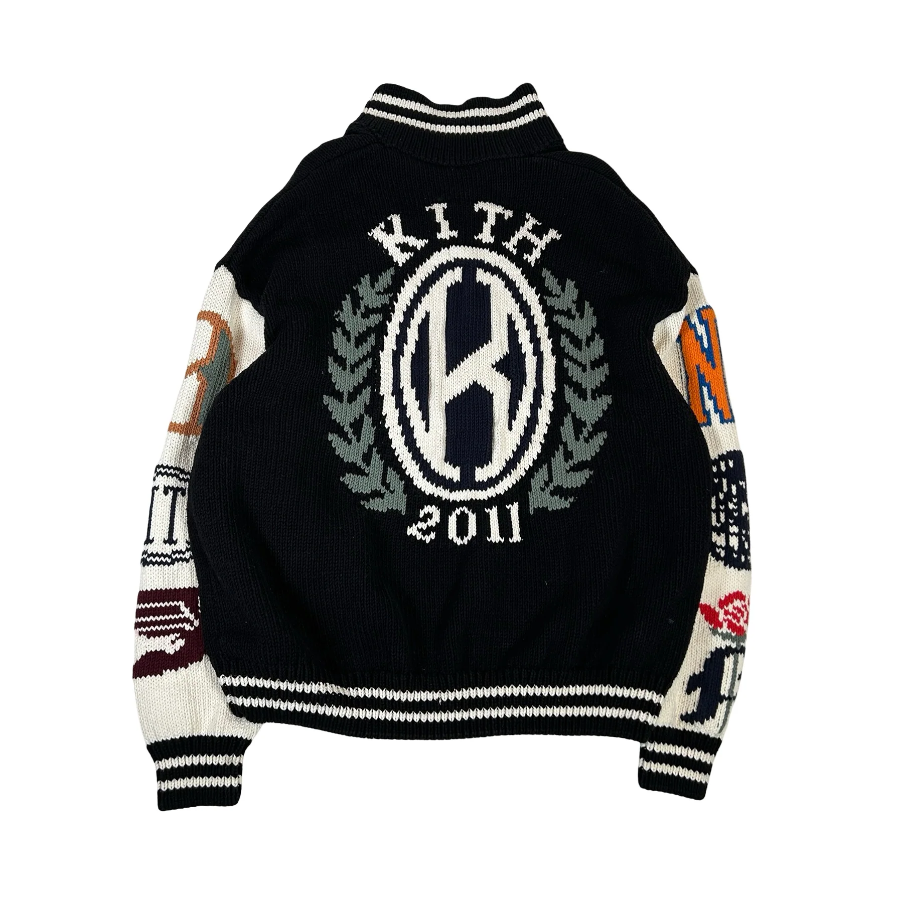 Kith Nelson Rugby Sweater Black [USED] - S (Used) - Image 2