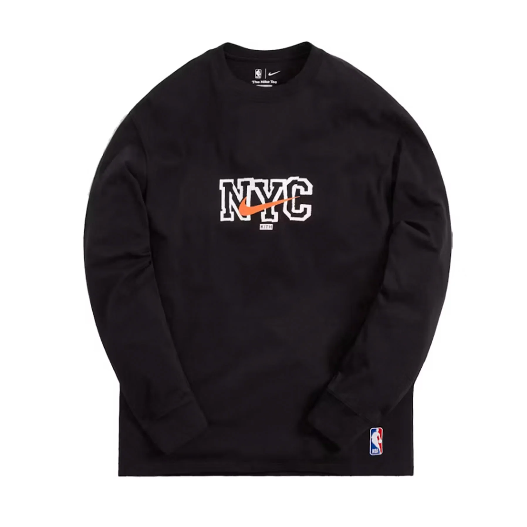 Kith & Nike For New York Knicks Long-Sleeve Tee Black [USED] - M (Used)