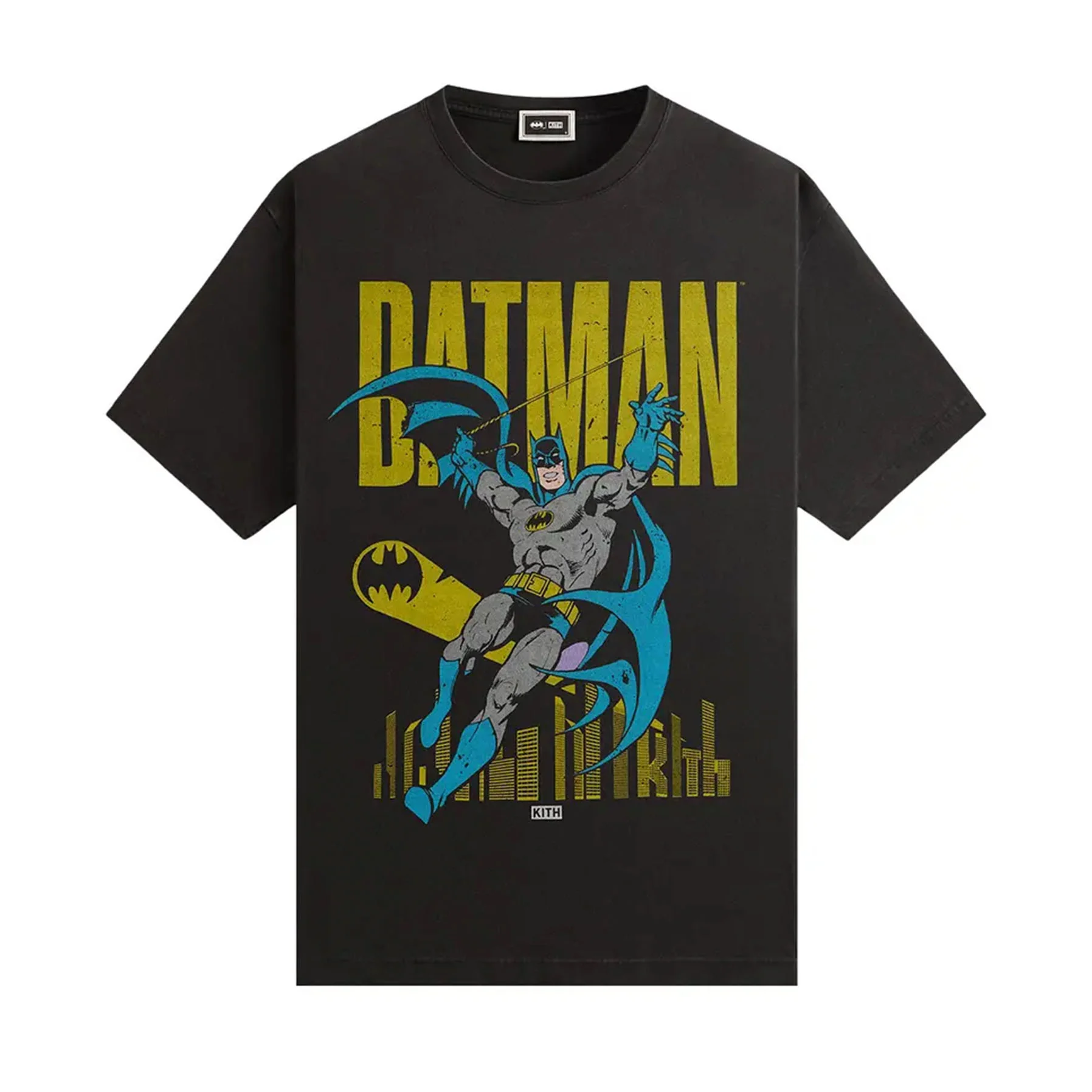 Kith x Batman Classic Vintage Tee Black