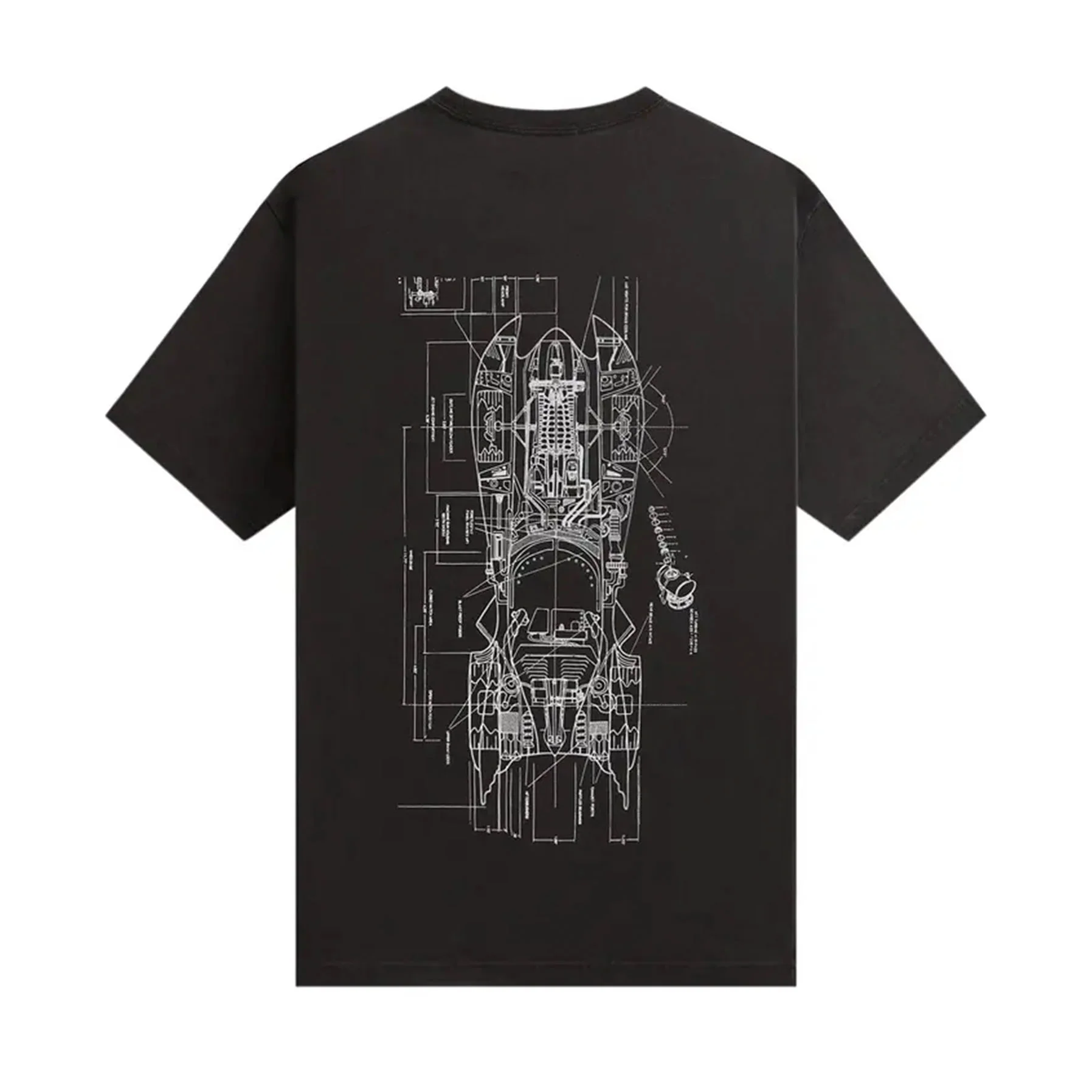 Kith x Batman Schematics Vintage Tee Black - Image 2