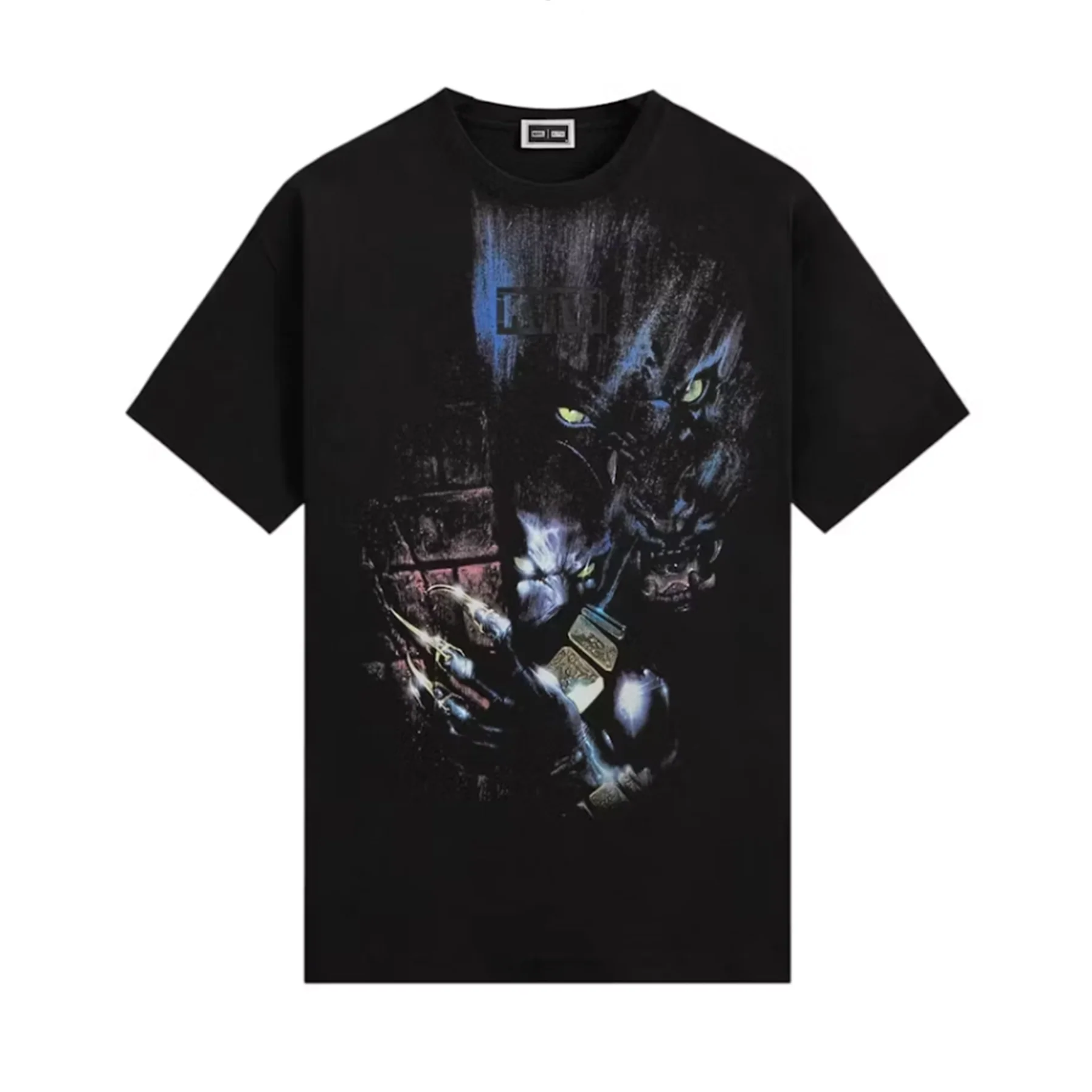 Kith x Marvel Black Panther Vintage Tee Black