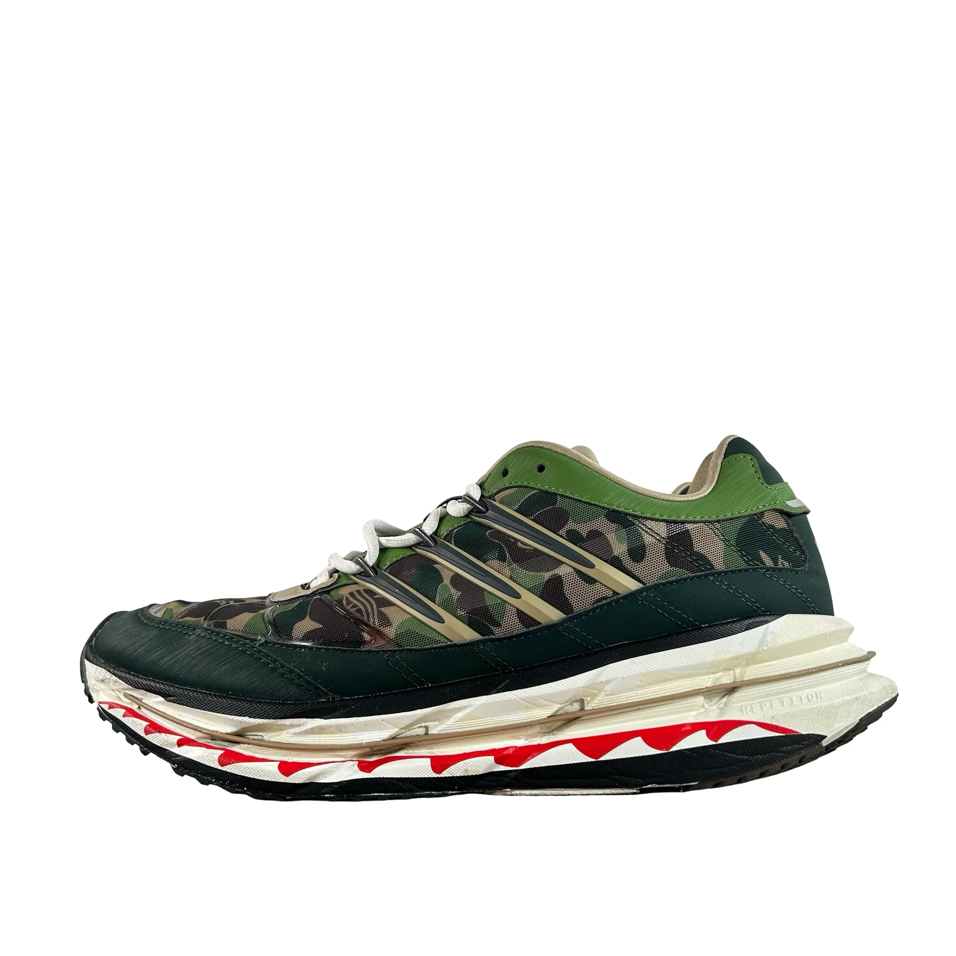 KJ8850 adidas Adistar HRMY BAPE Green Camo [USED] - 10 M (Used)