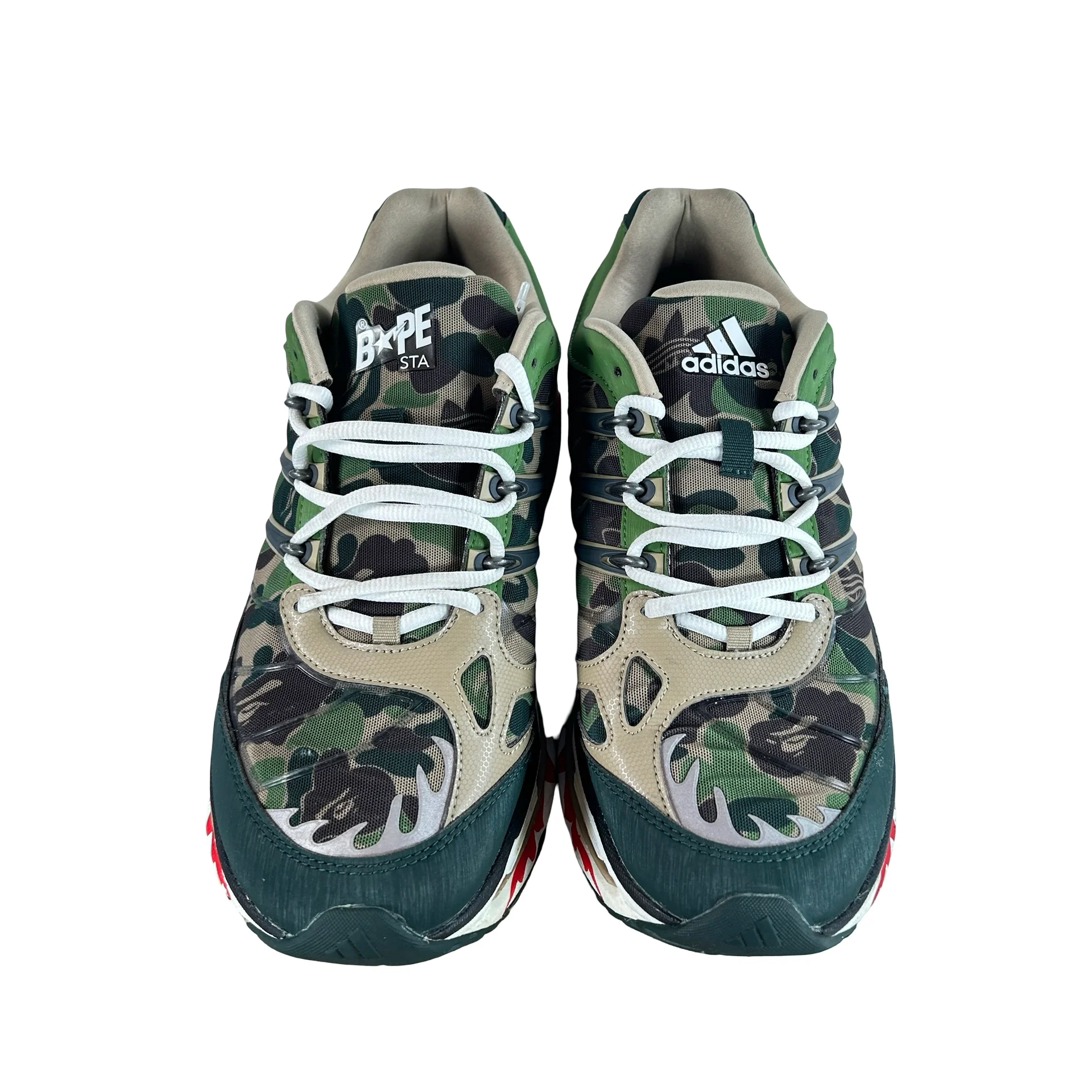 KJ8850 adidas Adistar HRMY BAPE Green Camo [USED] - 10 M (Used) - Image 2