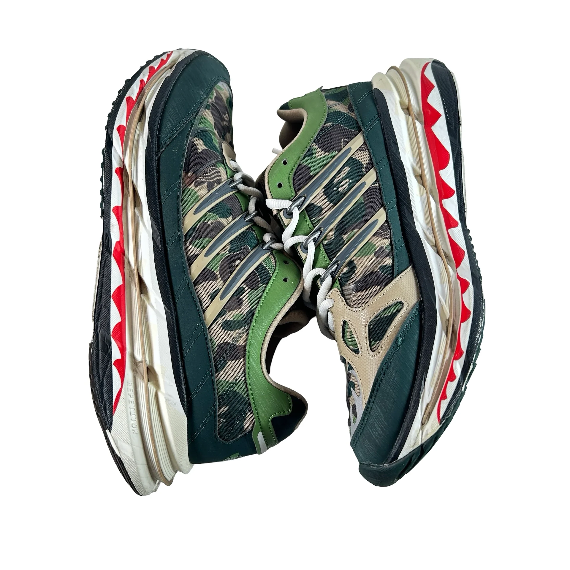KJ8850 adidas Adistar HRMY BAPE Green Camo [USED] - 10 M (Used) - Image 4