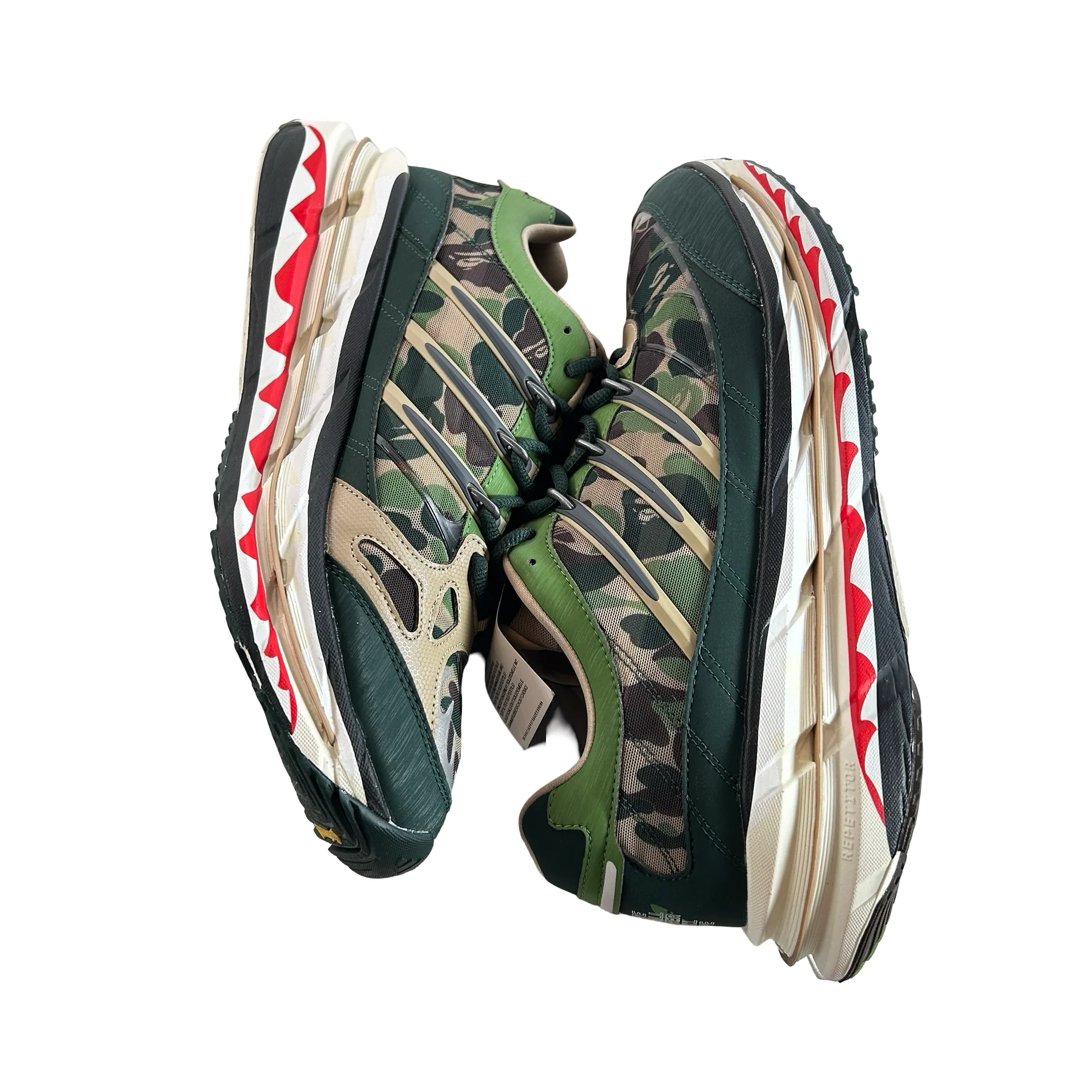 KJ8850 adidas Adistar HRMY BAPE Green Camo [USED] - 11 M (Used) - Image 4
