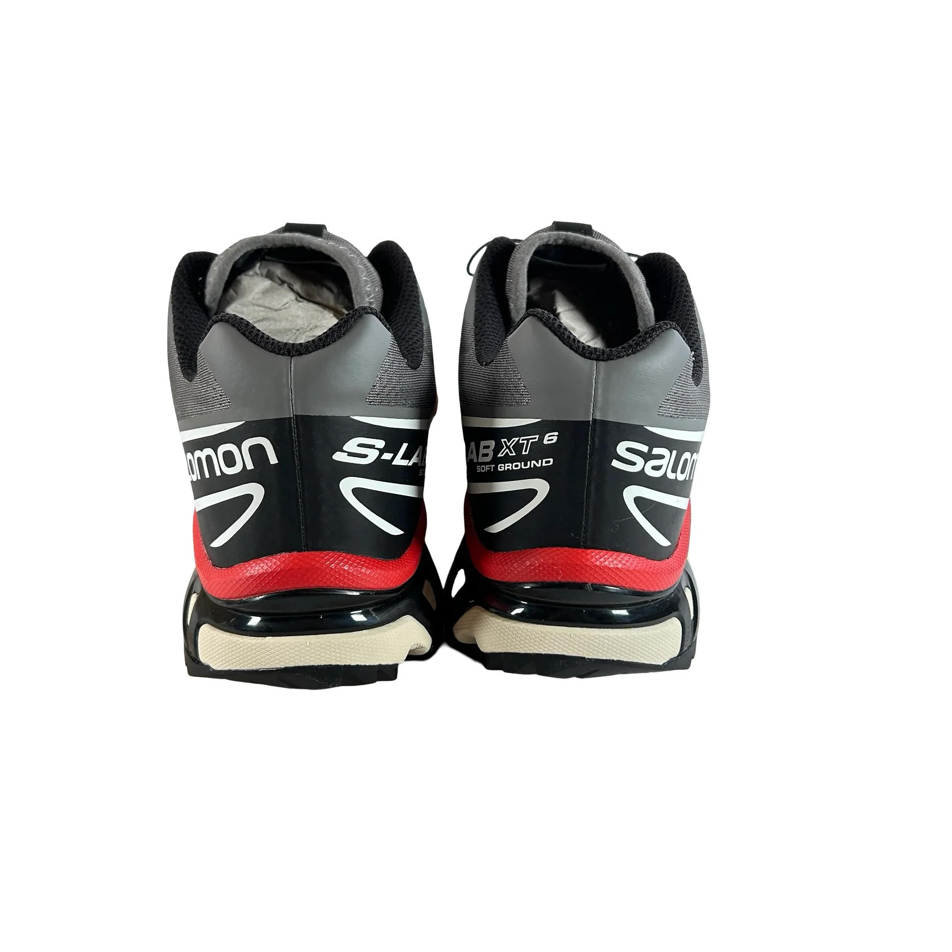 L4729320035 Salomon XT-6 Pewter Aurora Red [USED] - 11.5 M (Used) - Image 3