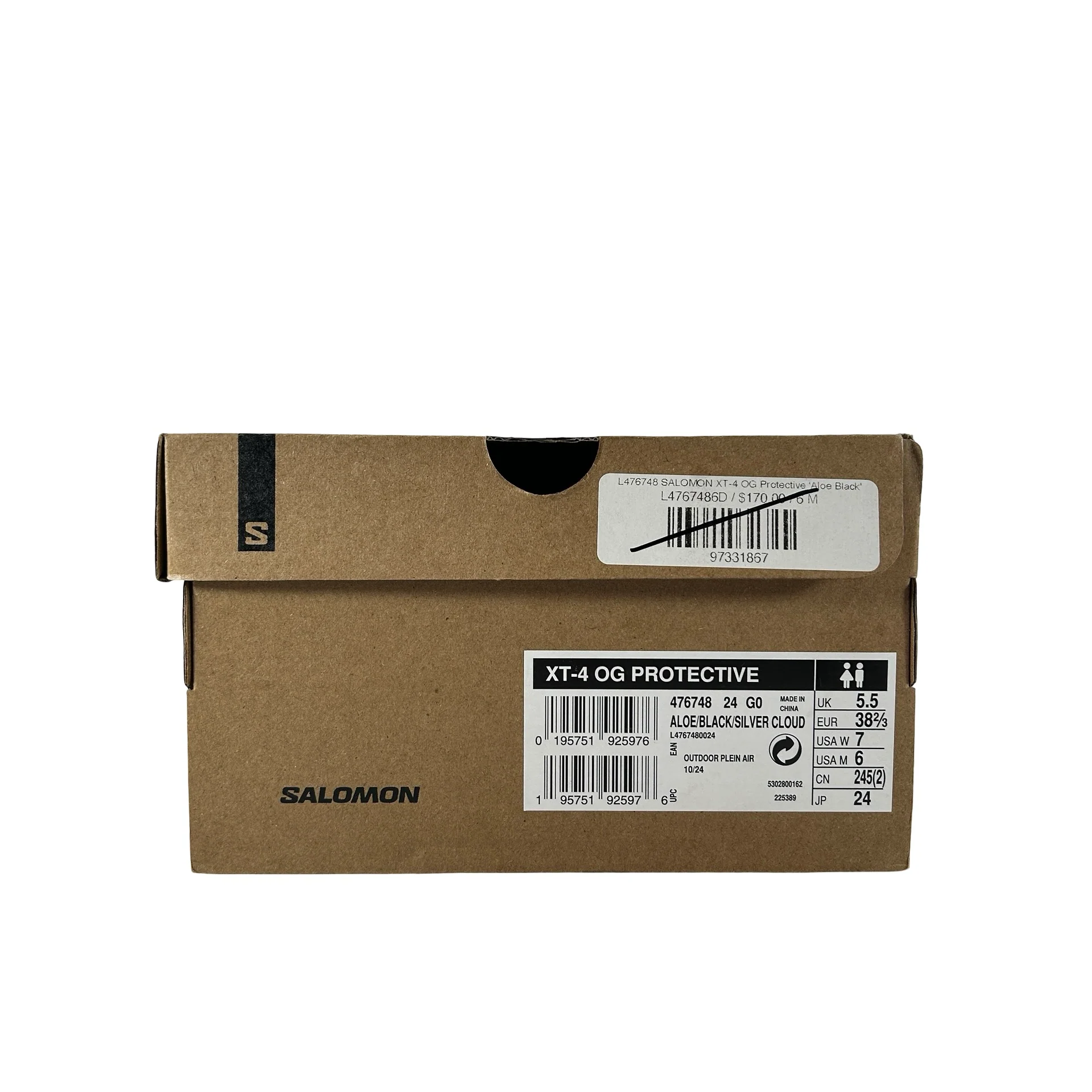 L476748 Salomon XT-4 OG Protective Aloe Black [USED] - 6 M (Used) - Image 7