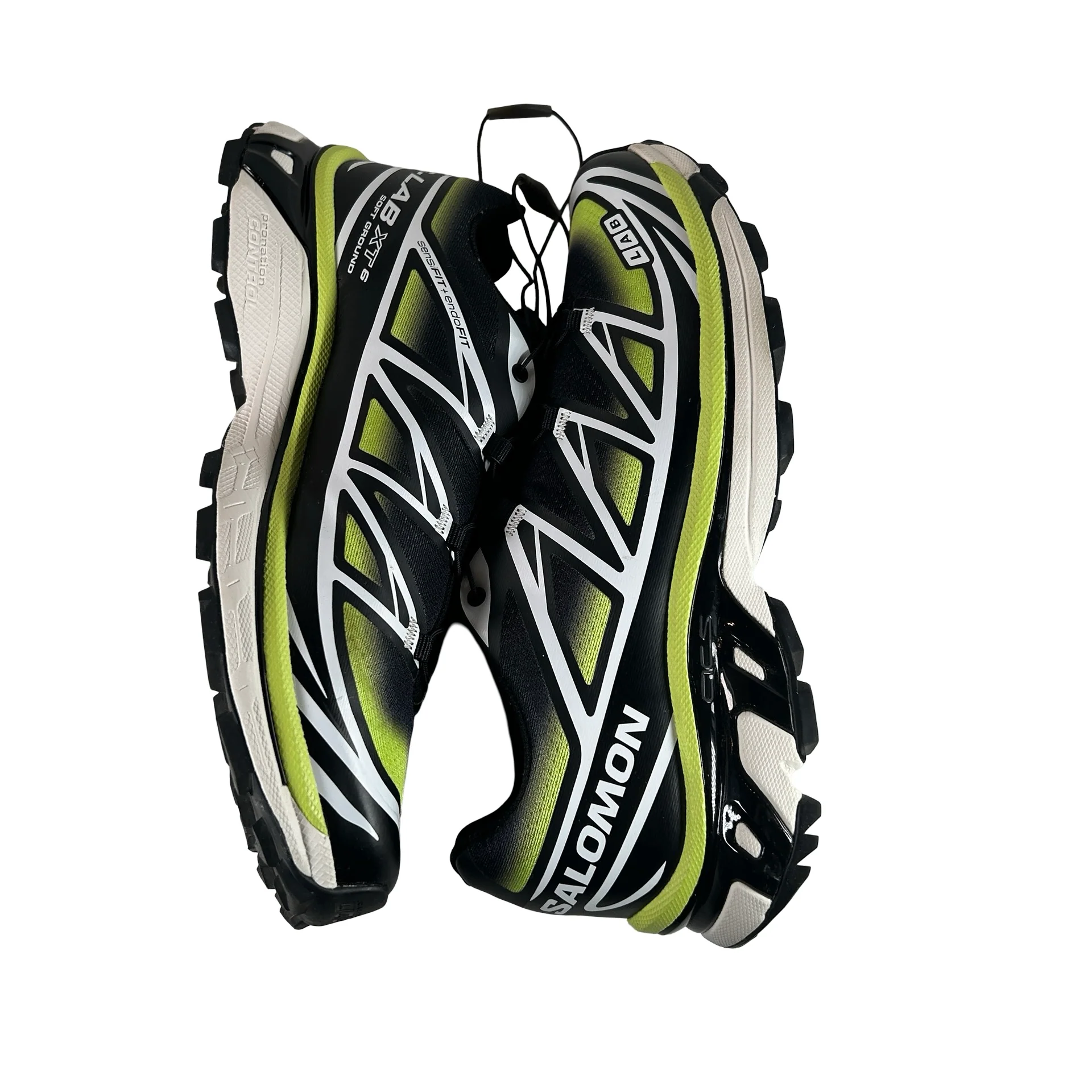 L47977400 Salomon XT-6 Skyline Black Sharp Green [USED] - 10 M (Used) - Image 5