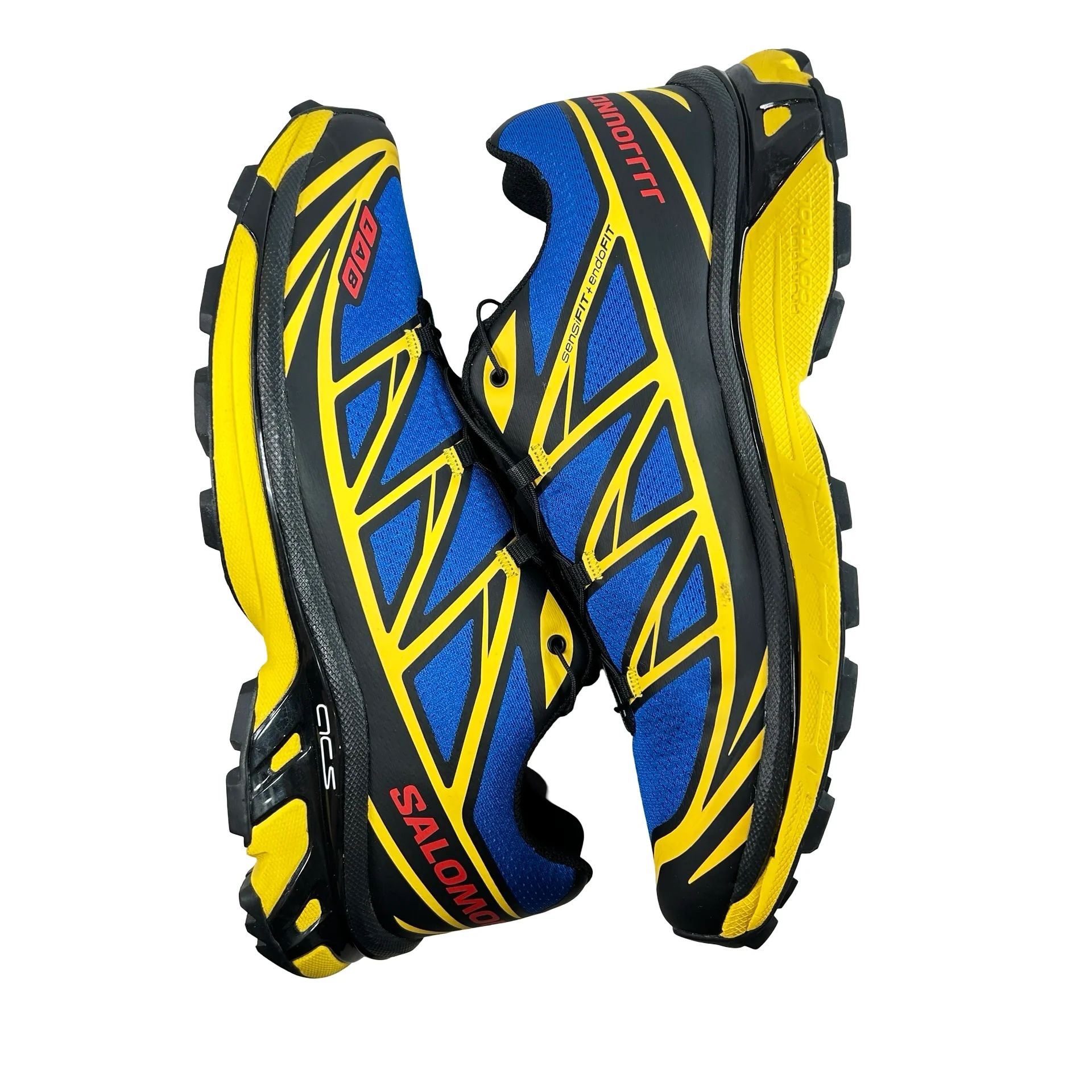 L4913040036 Salomon XT-6 JJJJound Nautical Blue Lemon [USED] - 12 M (Used) - Image 4