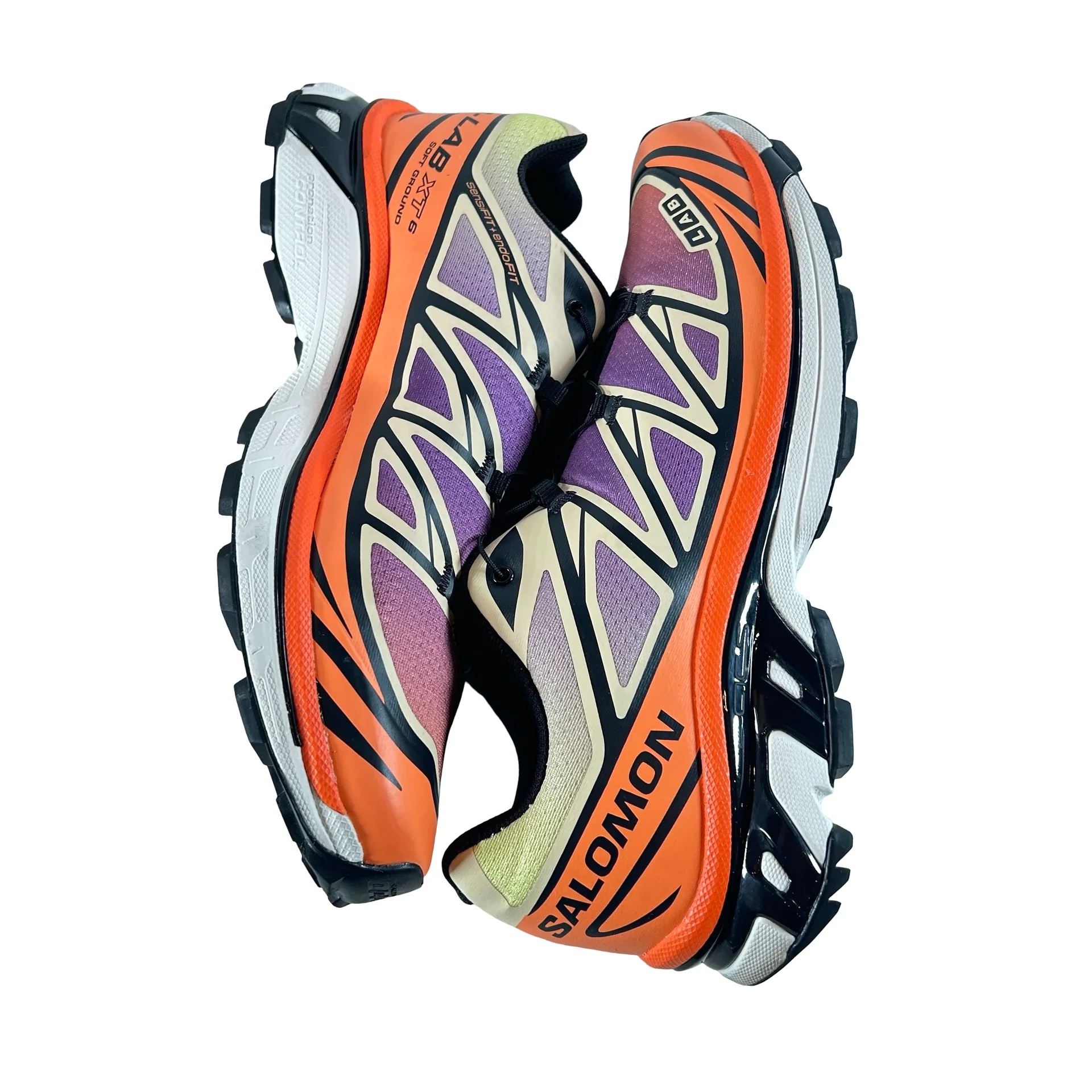 L49154300 Salomon XT-6 Black Almond Dragon Fire [USED] - 11.5 M (Used) - Image 5