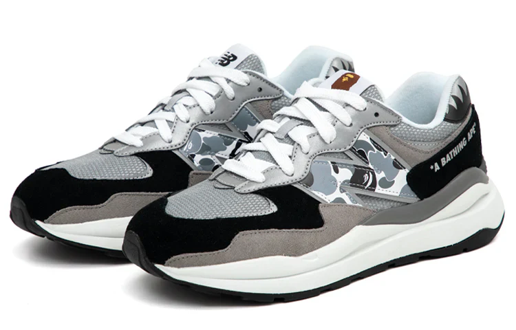 M5740BAP New Balance 57/40 BAPE Grey - Image 3
