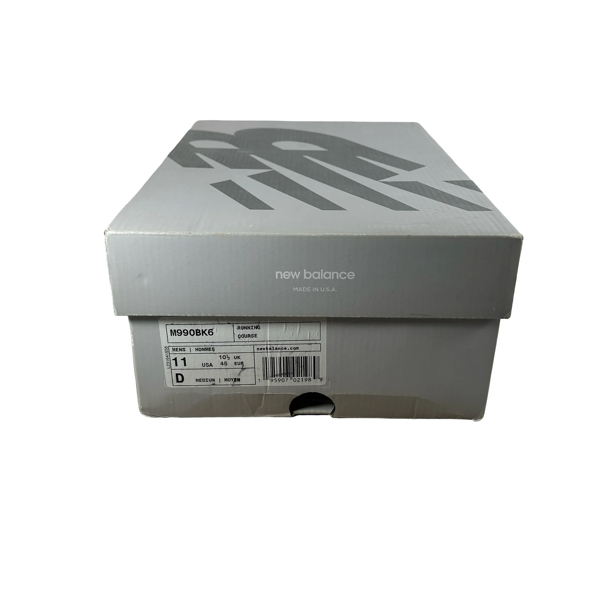 M990BK6 New Balance 990v6 MiUSA Black Grey White [USED] - 11 M (Used2) - Image 7