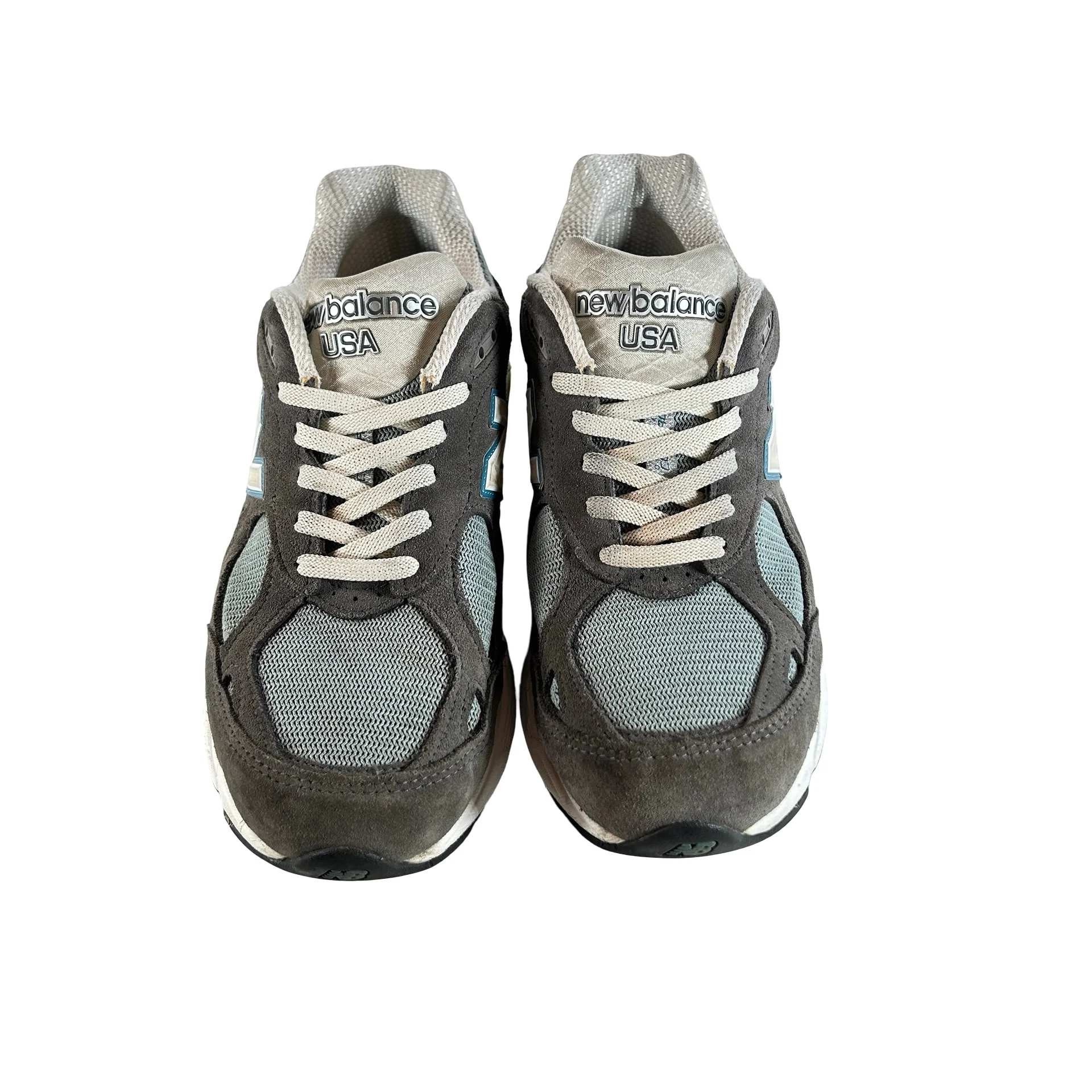 M990KS3 New Balance 990v3 MiUSA Kith Steel Blue [USED] - 8.5 M (Used) (No Box) - Image 2