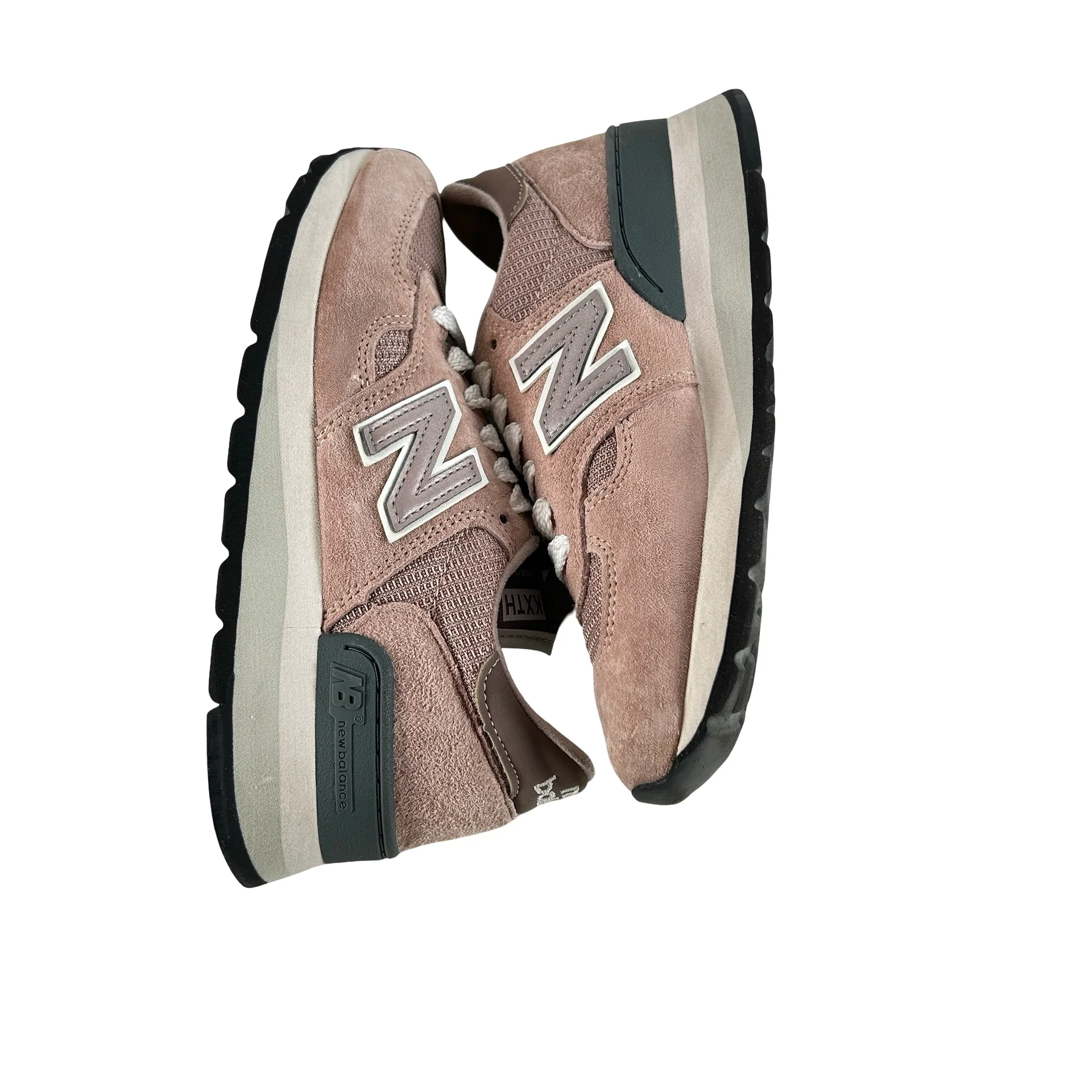 M990KT1 New Balance 990v1 Kith Dusty Rose (Without Socks) [USED] - 4 M (Used) - Image 4