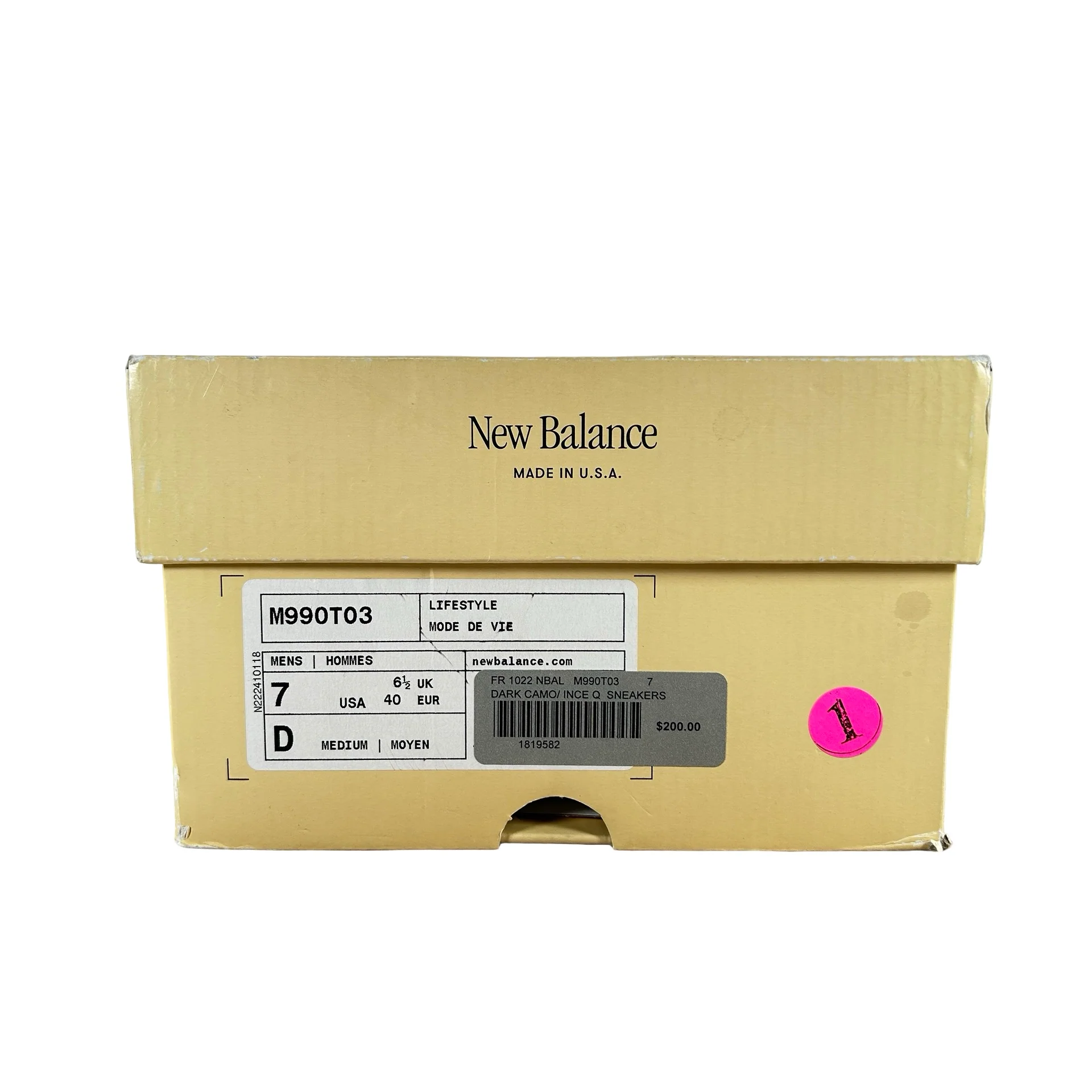 M990T03 New Balance 990v3 MiUSA Grey Blue Olive [USED] - 7 M (Used) - Image 7