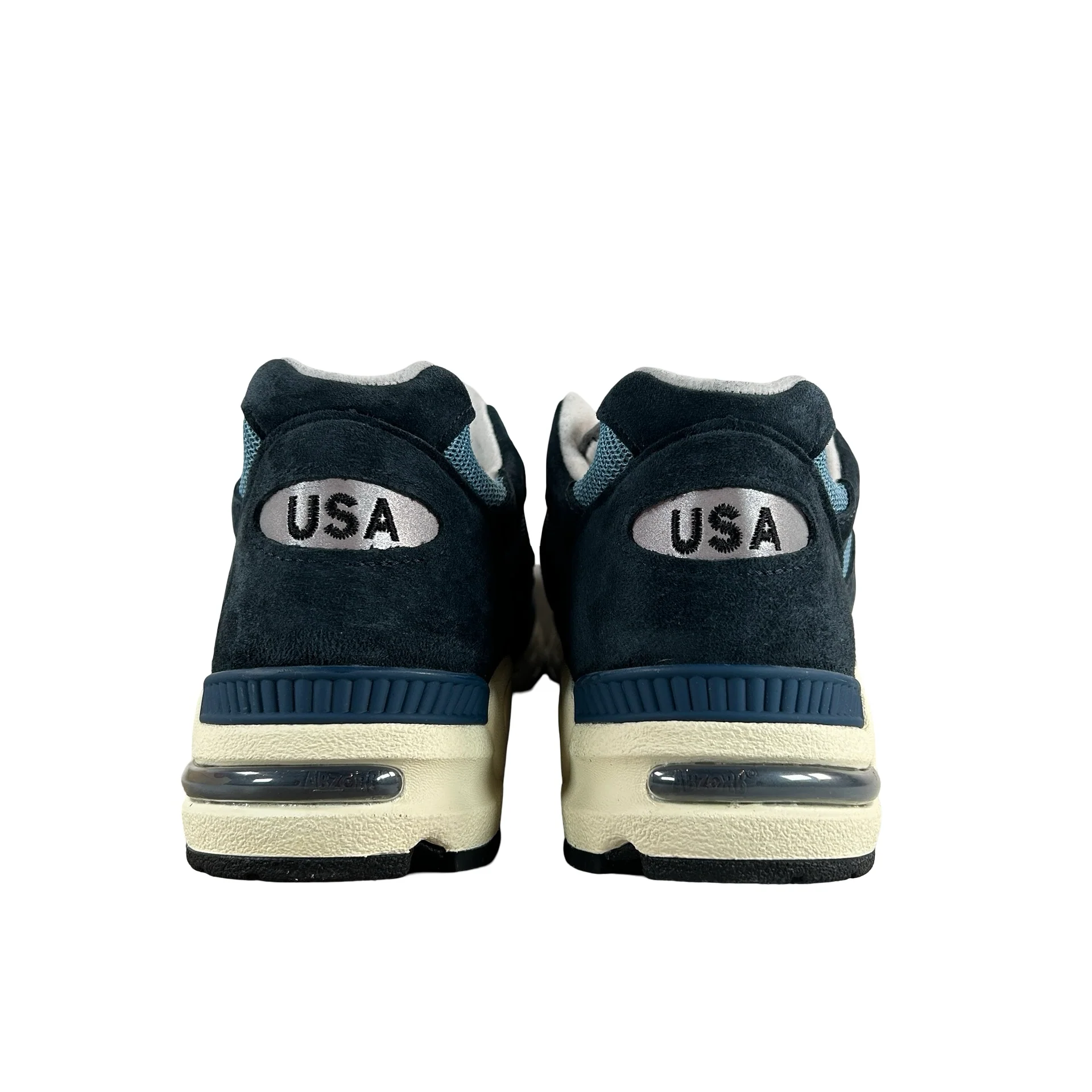 M990TB2 New Balance 990v2 MiUSA Teddy Santis Navy Castlerock [USED] - 11 M (Used) - Image 3