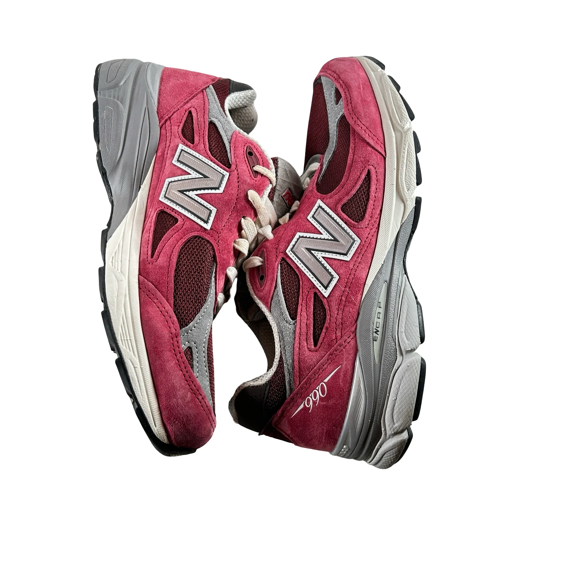 M990TF3 New Balance 990v3 MiUSA Teddy Santis Scarlet [USED] - 9 M (Used) - Image 5