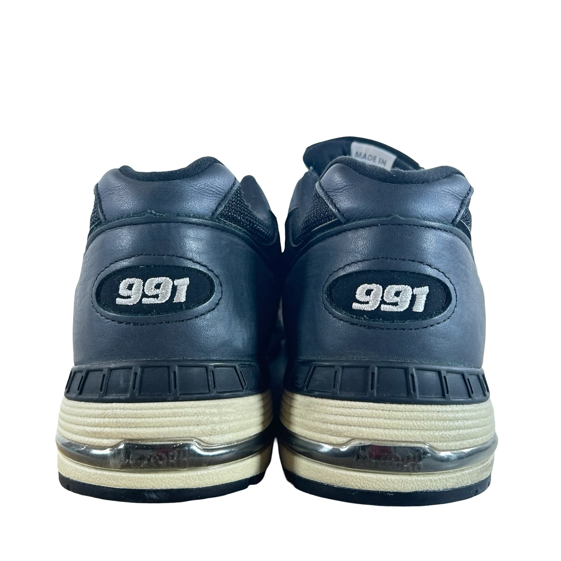 M991MET New Balance 991 Made In England Navy Black [USED] - 10.5 M (Used) (No Box) - Image 3