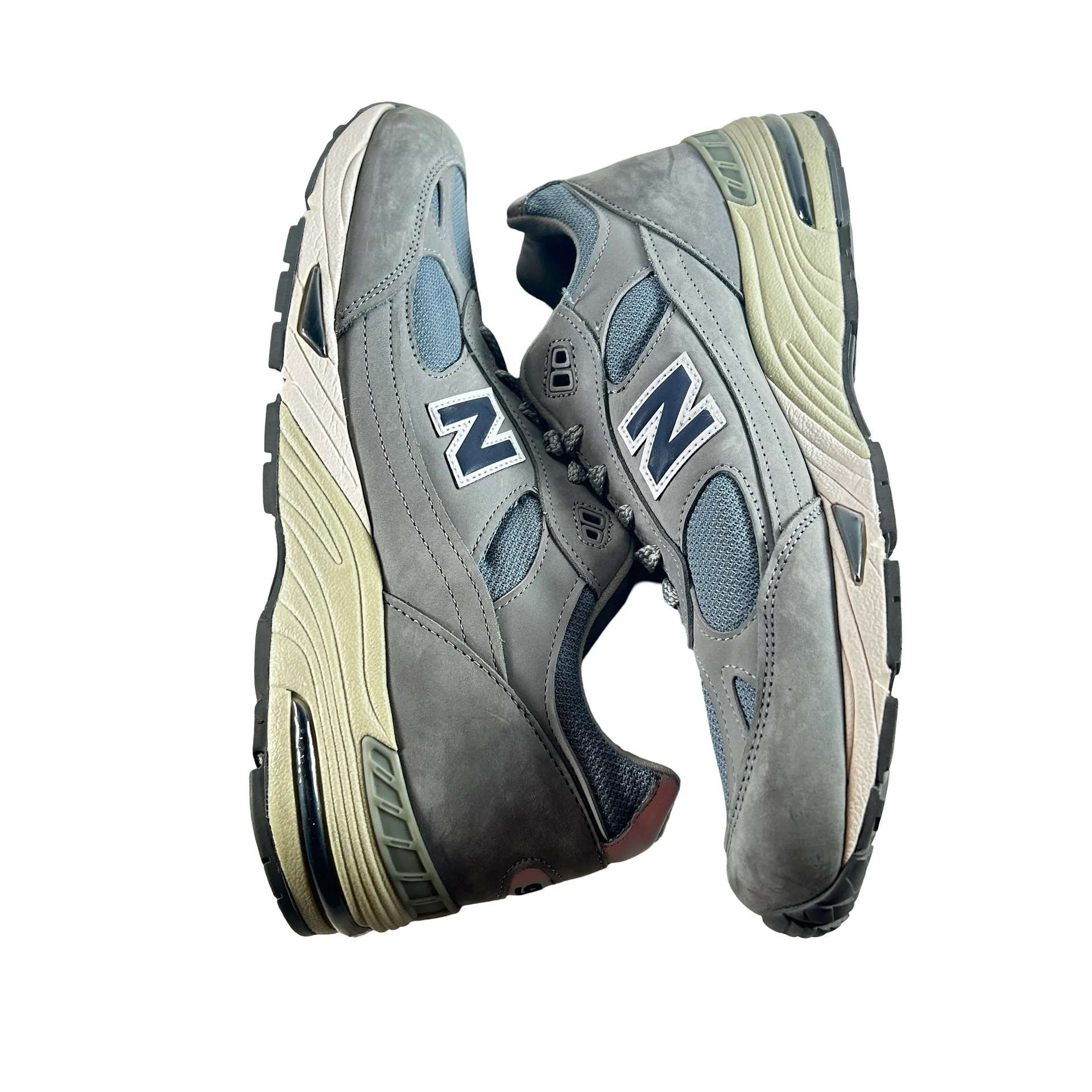 M991NGN New Balance 991 Made in England Grey Navy [USED] - 10.5 M (Used) (No Box) - Image 4