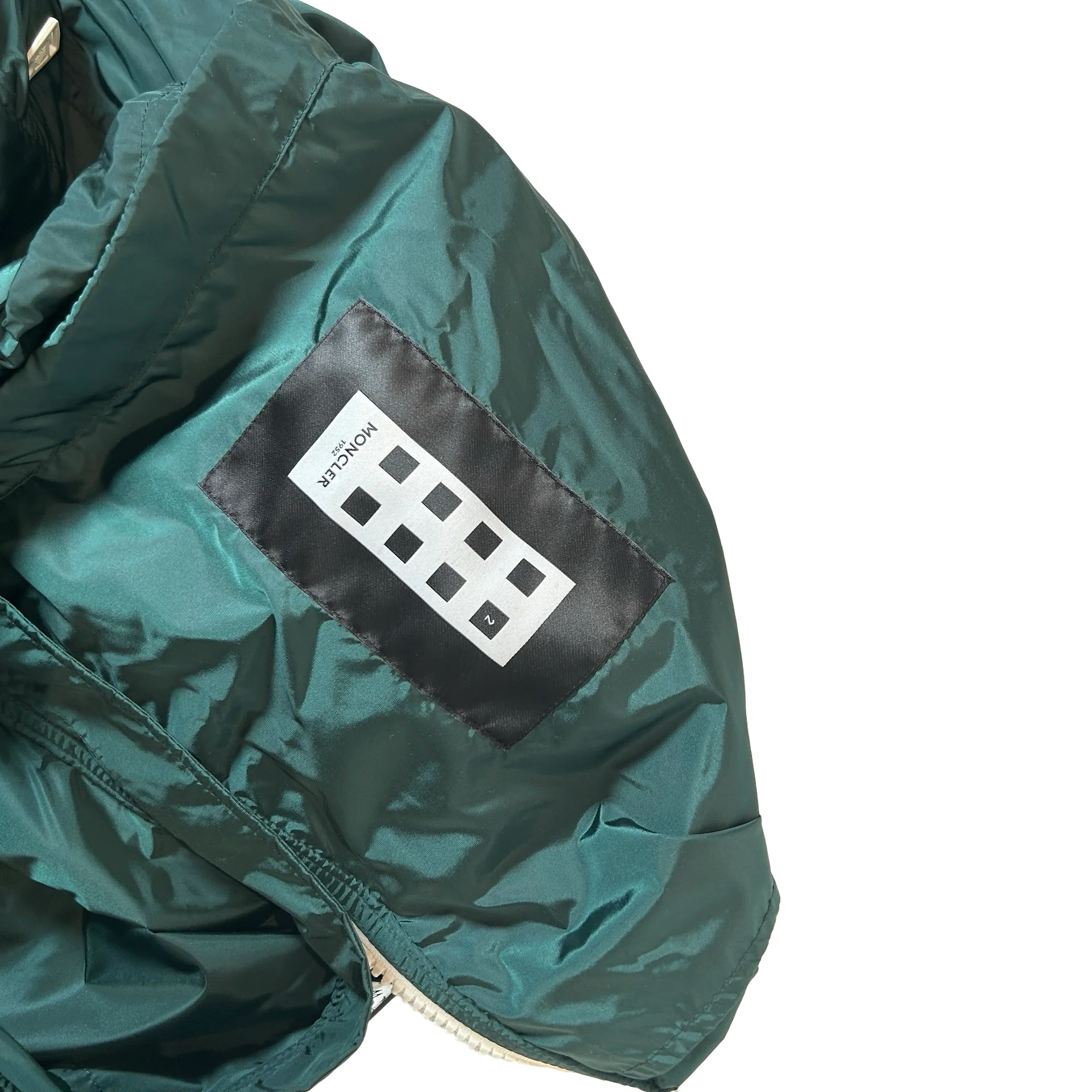 Moncler Genius 2 1952 Allos Contrast Trimmed Nylon Jacket Green [USED] - Moncler 2 / US M (Used) - Image 6