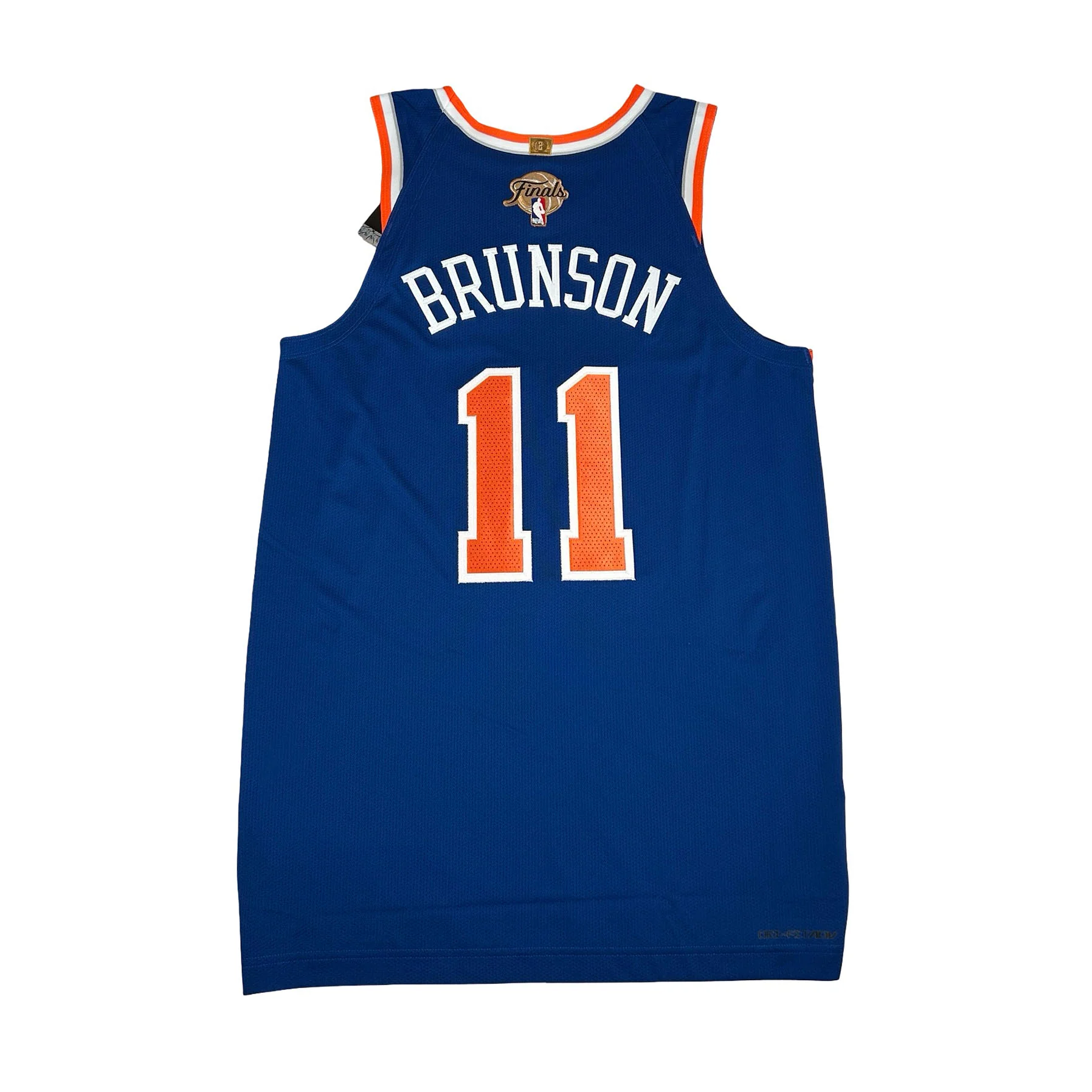 Nike New York Knicks Jalen Brunson #11 Finals Patch Jersey - Image 2